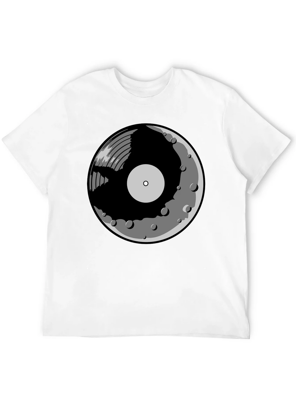 Vinyl Moon Graphic Tee - Music Lover Shirt product image 10