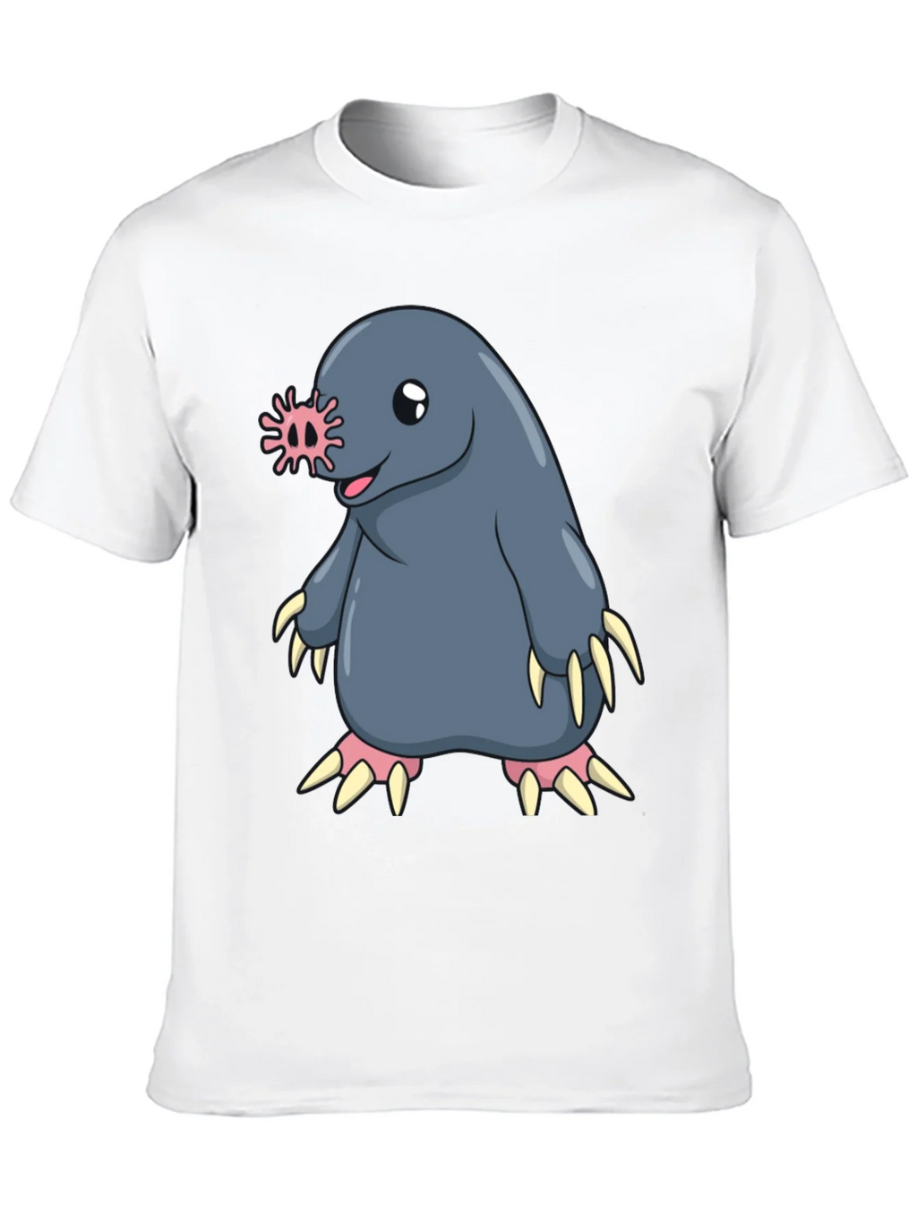Funny Mole Cartoon Black T-Shirt product image 9