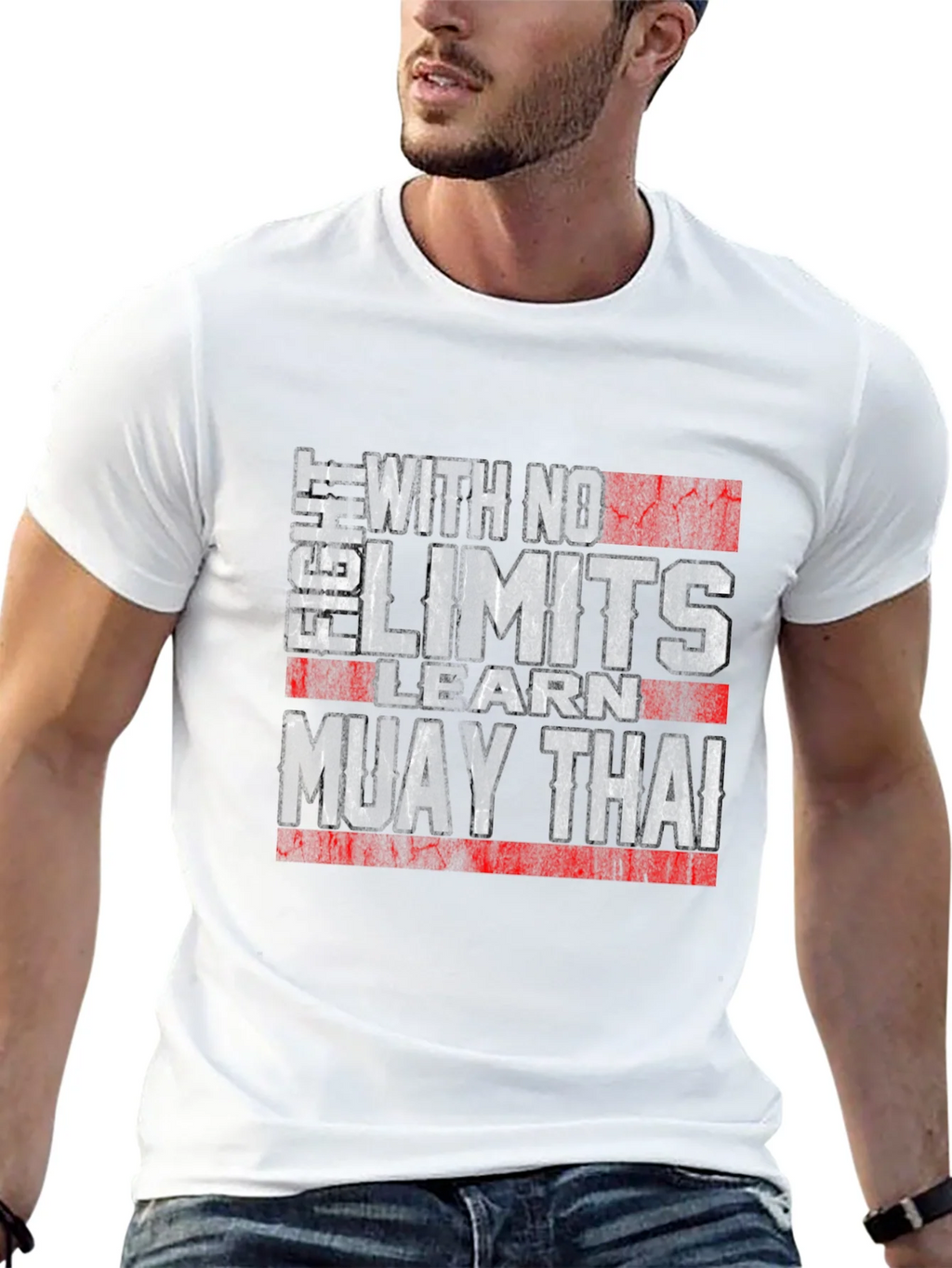 Muay Thai No Limits T-Shirt MMA Fighter Training product image 12