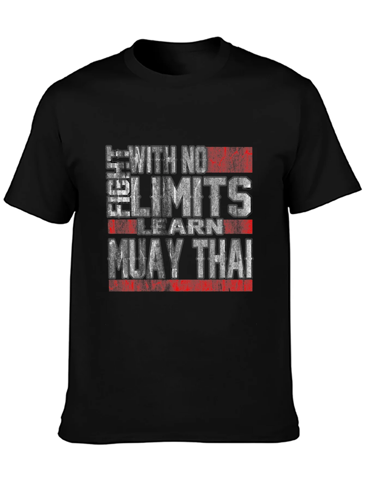 Muay Thai No Limits T-Shirt MMA Fighter Training product image 3
