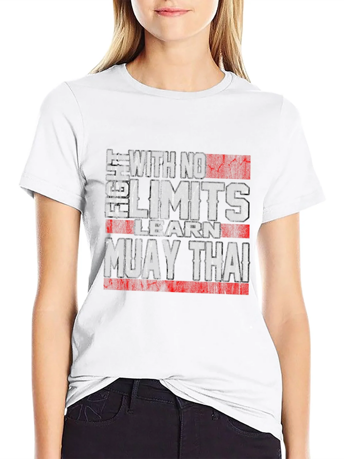 Muay Thai No Limits T-Shirt MMA Fighter Training product image 8