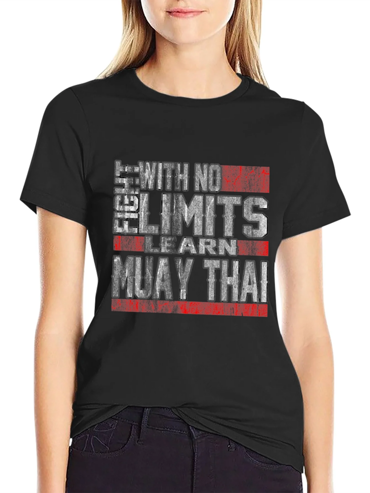 Muay Thai No Limits T-Shirt MMA Fighter Training product image 2