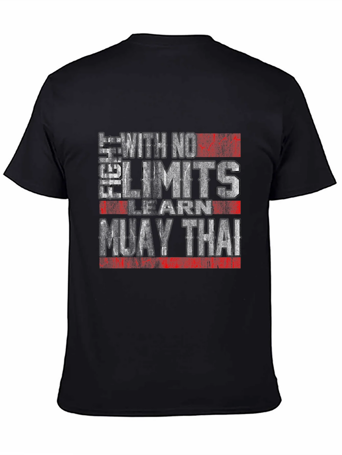 Muay Thai No Limits T-Shirt MMA Fighter Training product image 4