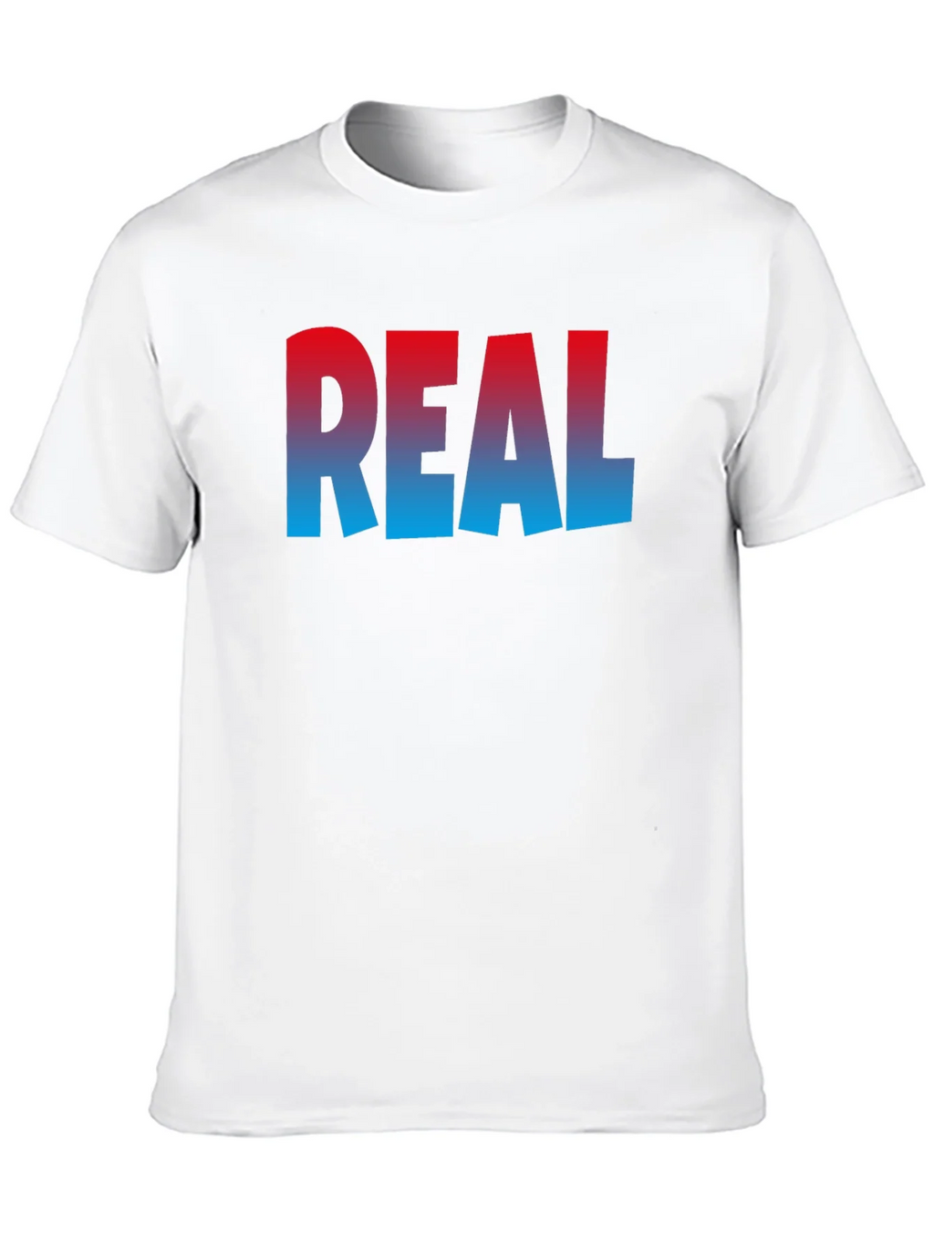 Cool REAL Gradient Print Black T-Shirt product image 8