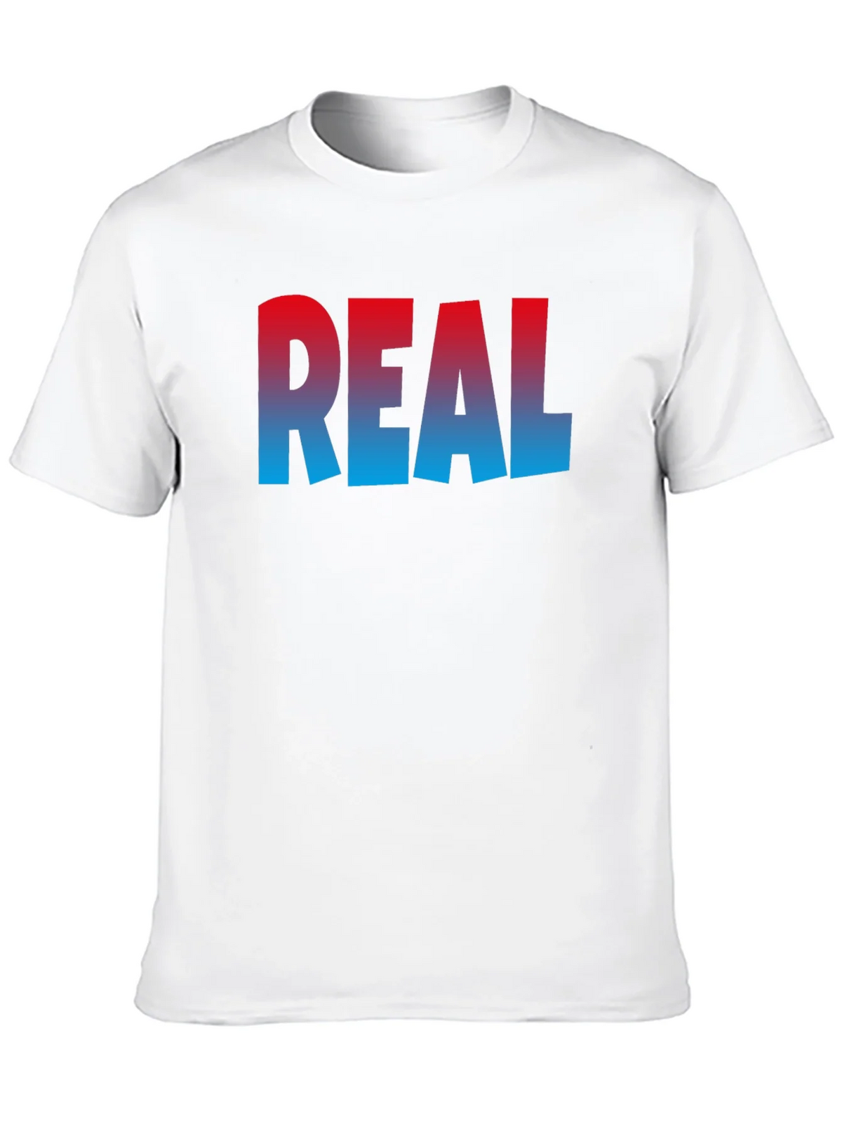 Cool REAL Gradient Print Black T-Shirt product image 8