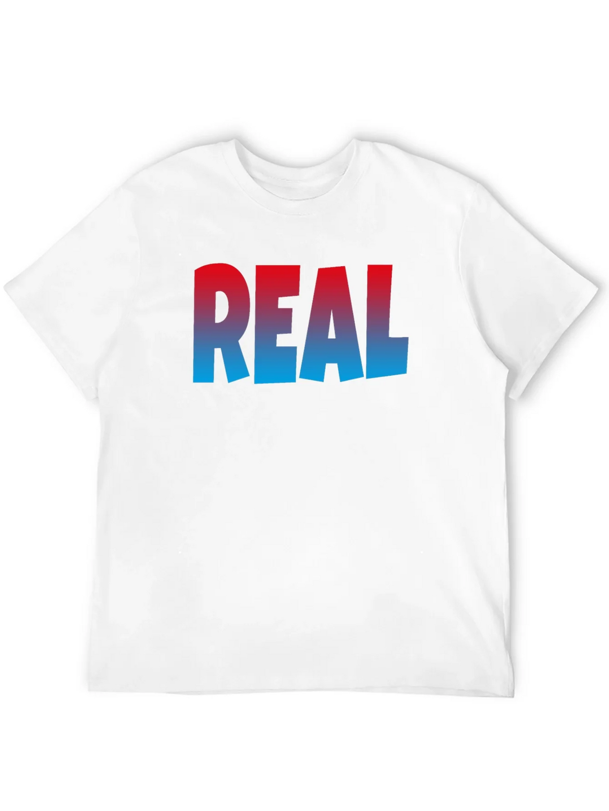 Cool REAL Gradient Print Black T-Shirt product image 10