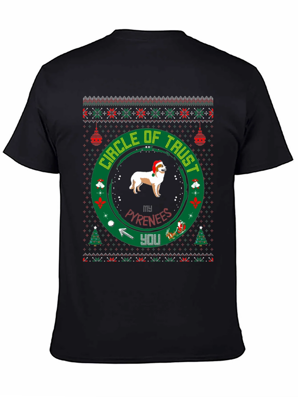 Christmas Pyrenees Circle of Trust T-Shirt product image 4