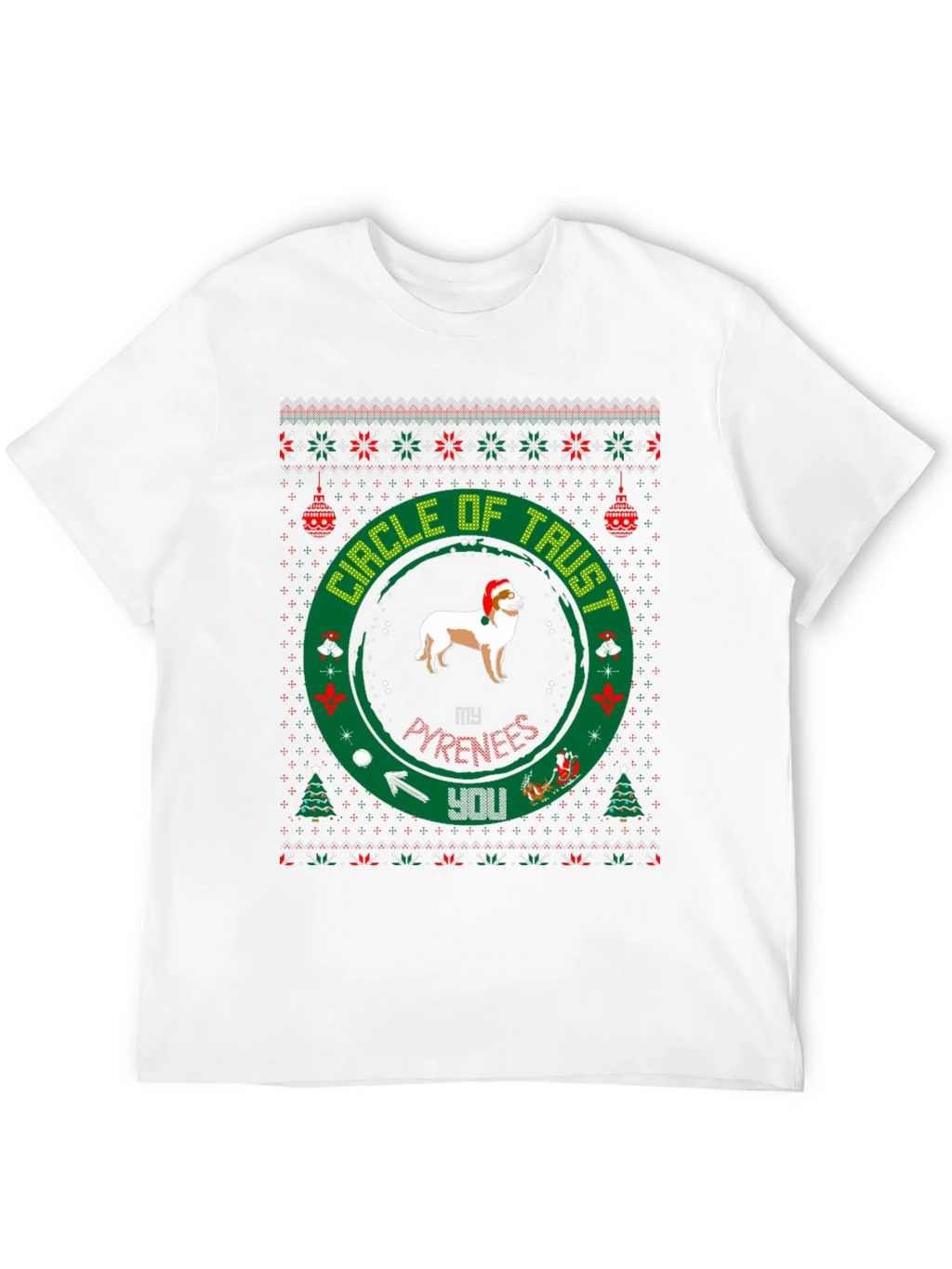 Christmas Pyrenees Circle of Trust T-Shirt product image 11