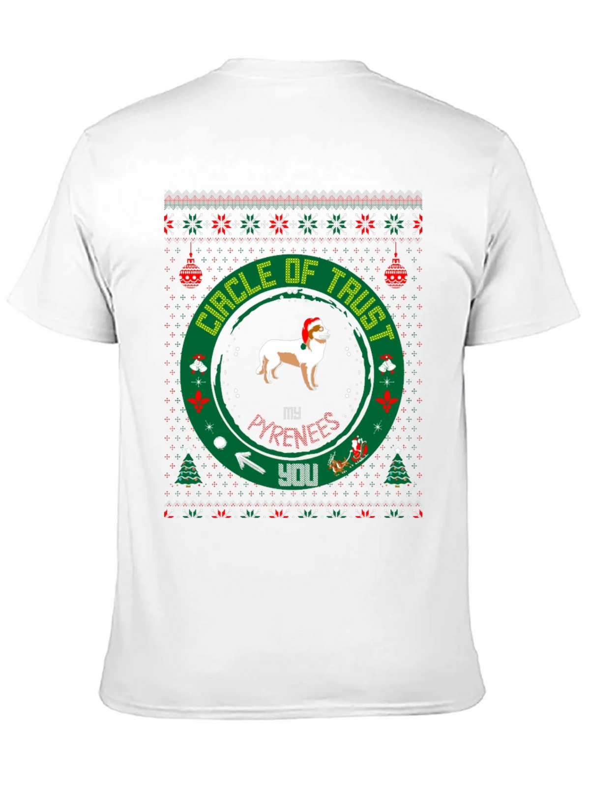 Christmas Pyrenees Circle of Trust T-Shirt product image 10
