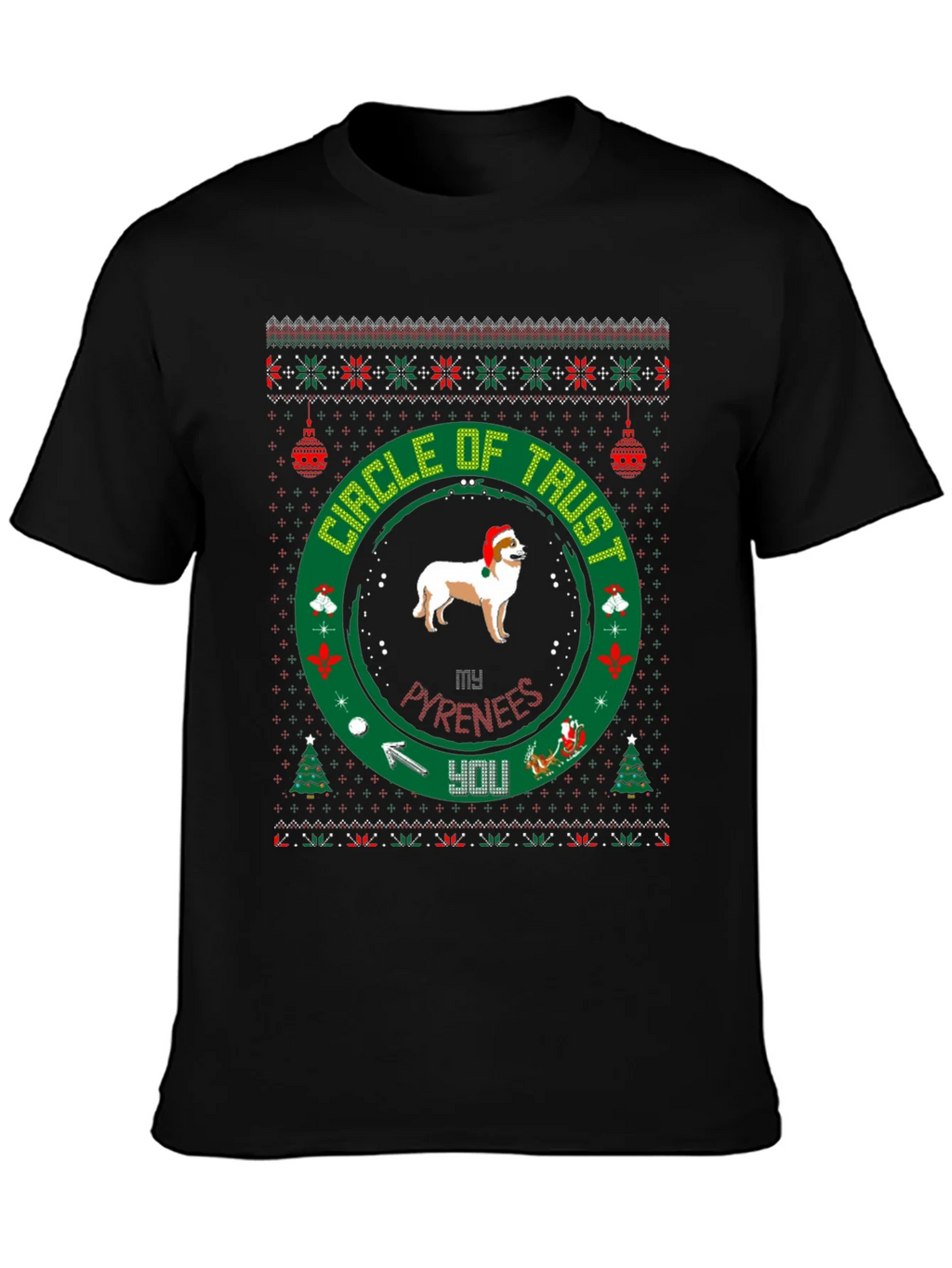 Christmas Pyrenees Circle of Trust T-Shirt product image 3