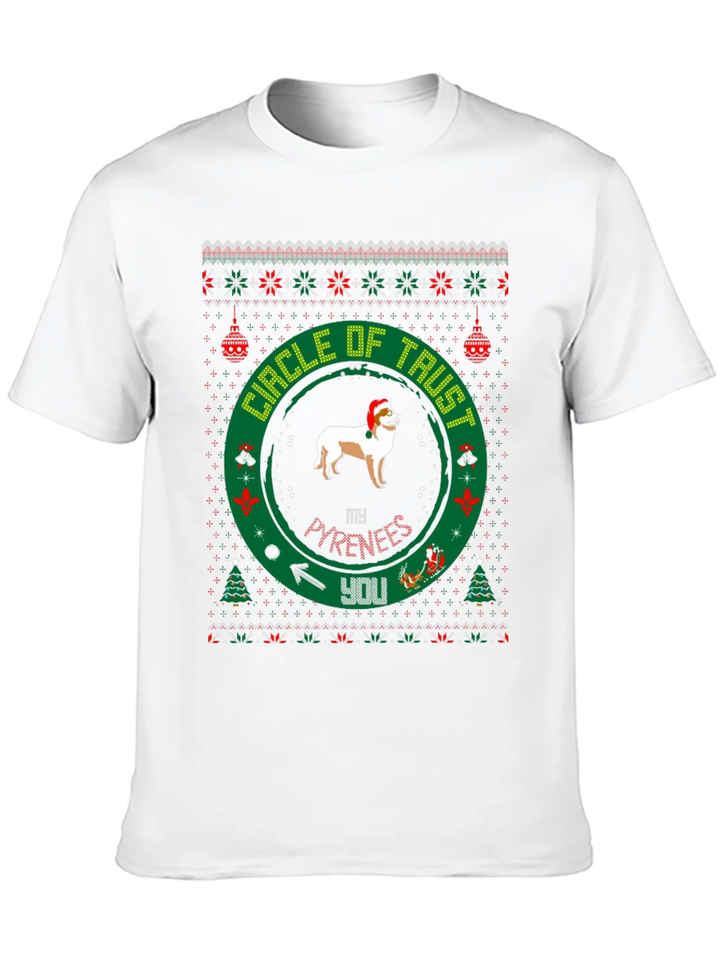 Christmas Pyrenees Circle of Trust T-Shirt product image 9