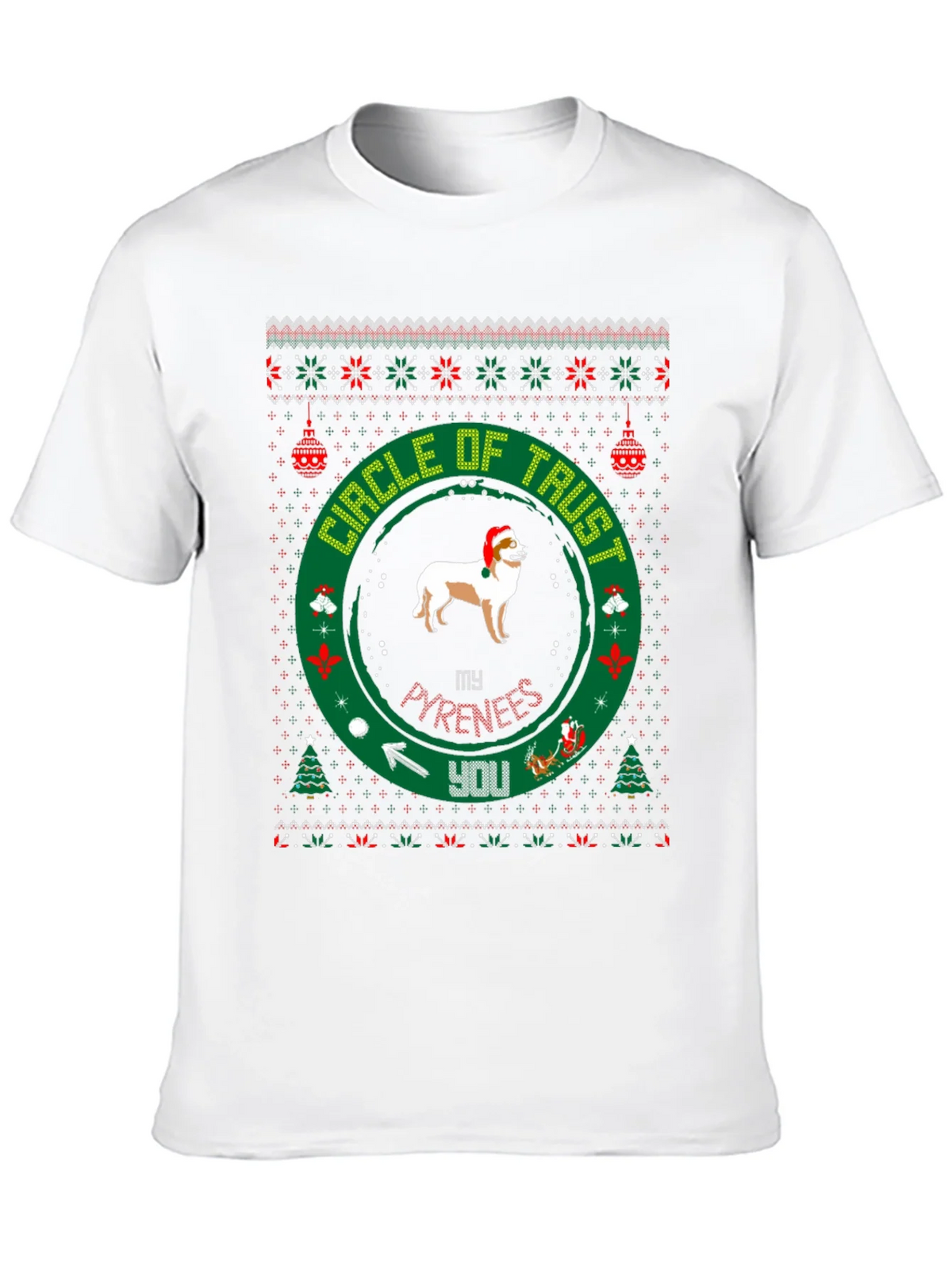 Christmas Pyrenees Circle of Trust T-Shirt product image 9