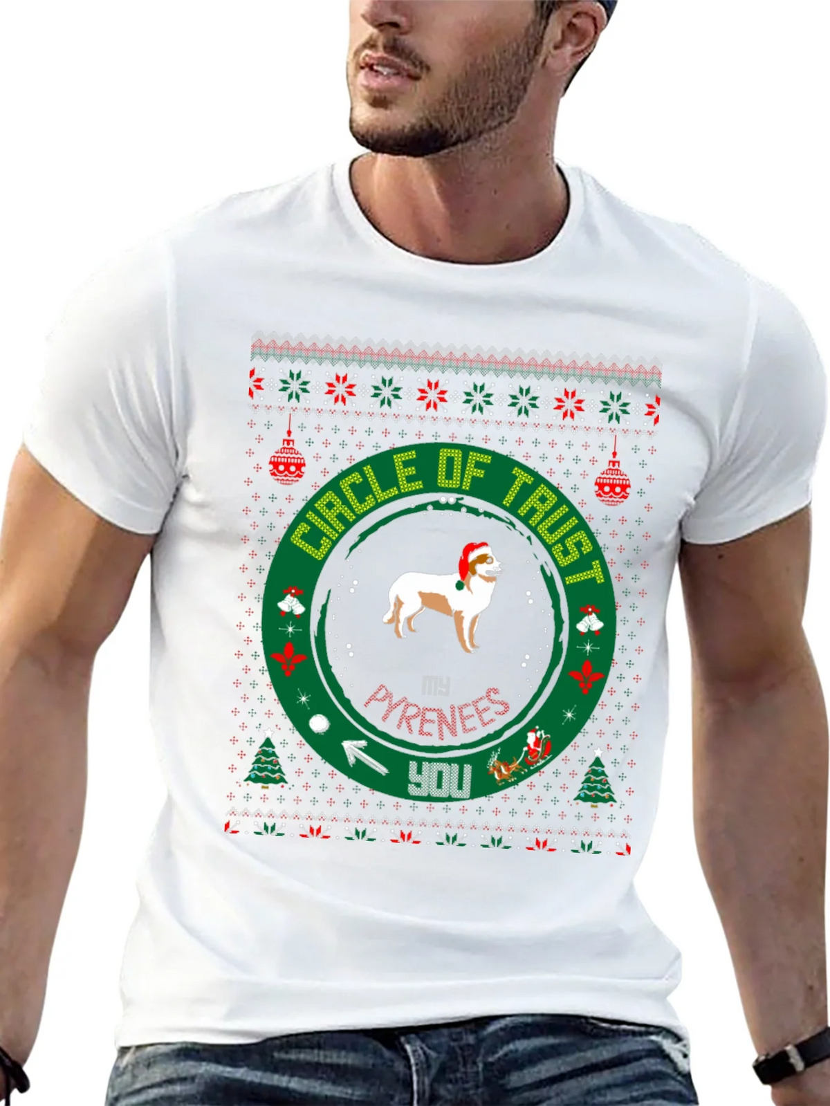 Christmas Pyrenees Circle of Trust T-Shirt product image 12