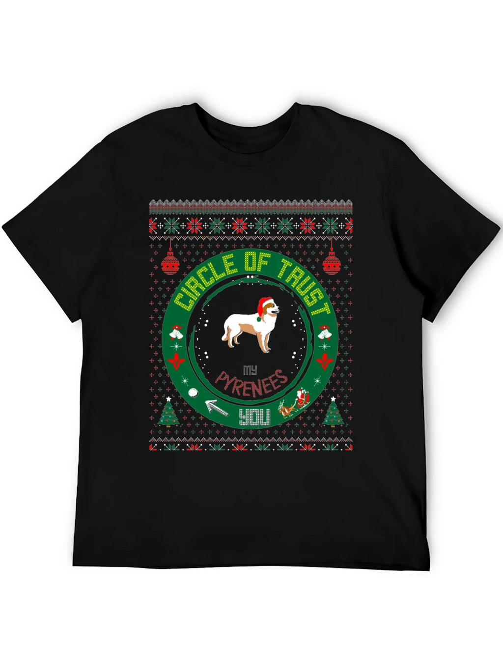 Christmas Pyrenees Circle of Trust T-Shirt product image 5