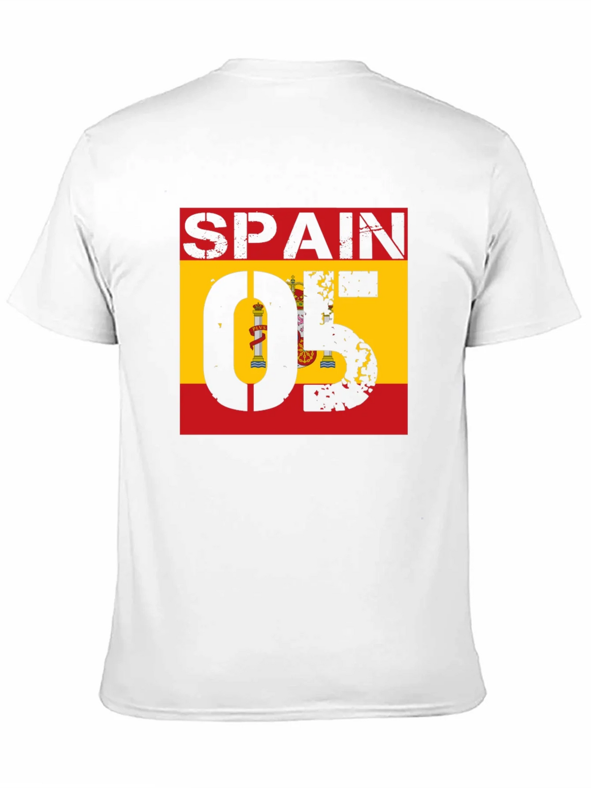 Spain 05 Flag Graphic Tee - Black Cotton Shirt product image 6