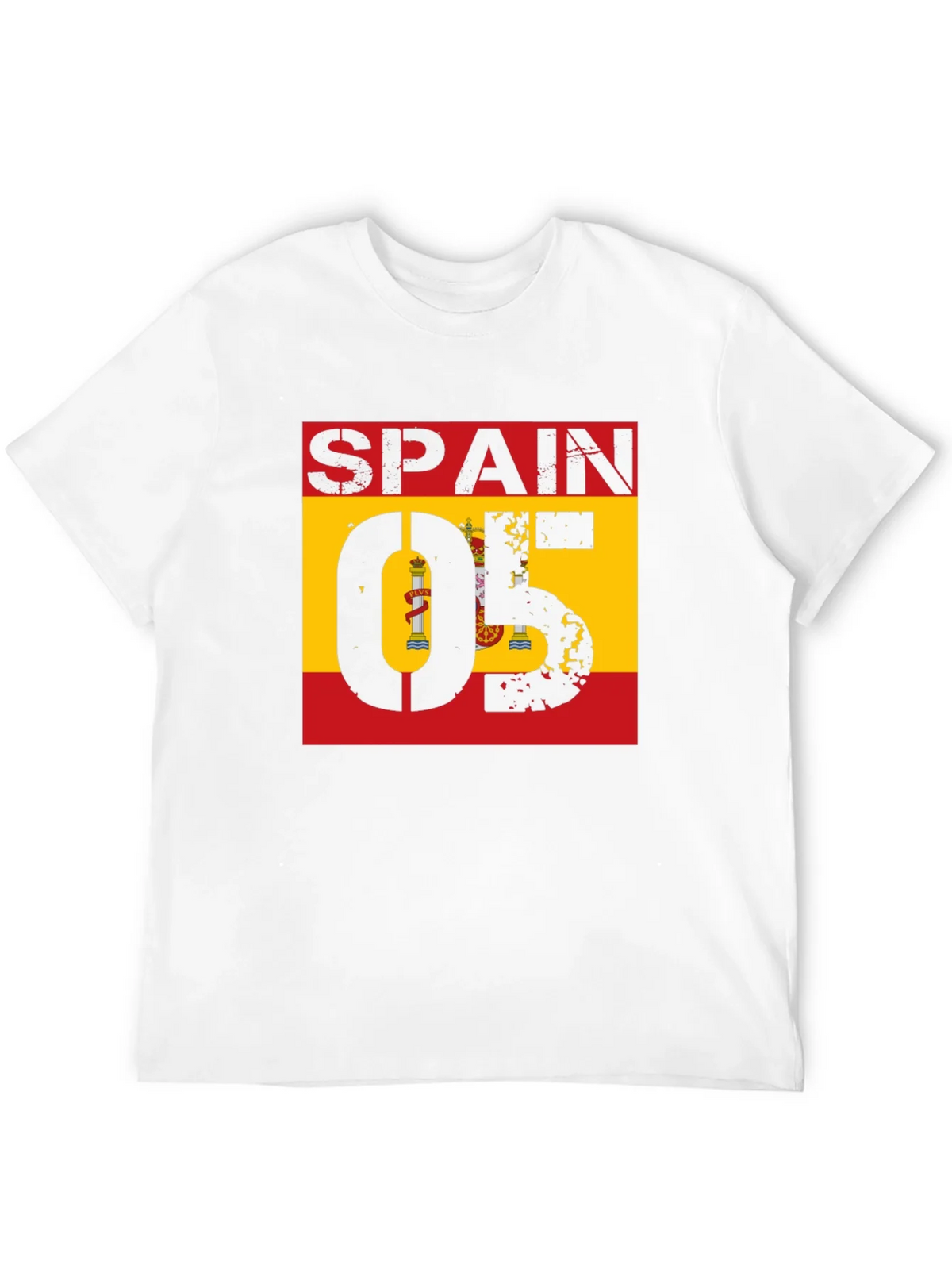 Spain 05 Flag Graphic Tee - Black Cotton Shirt product image 7