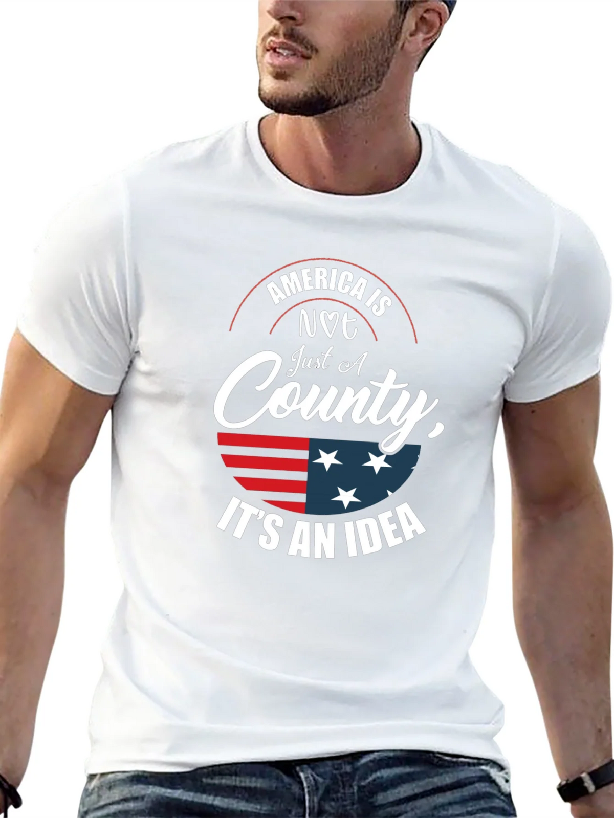 America is Not Just a Country Graphic T-Shirt product image 11