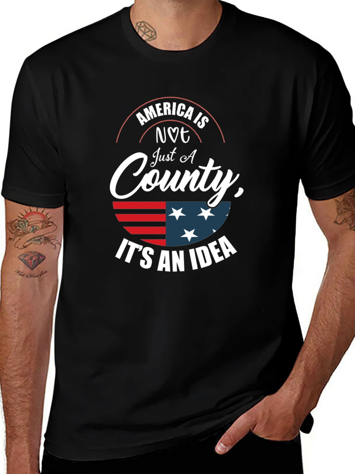 America is Not Just a Country Graphic T-Shirt product image 1