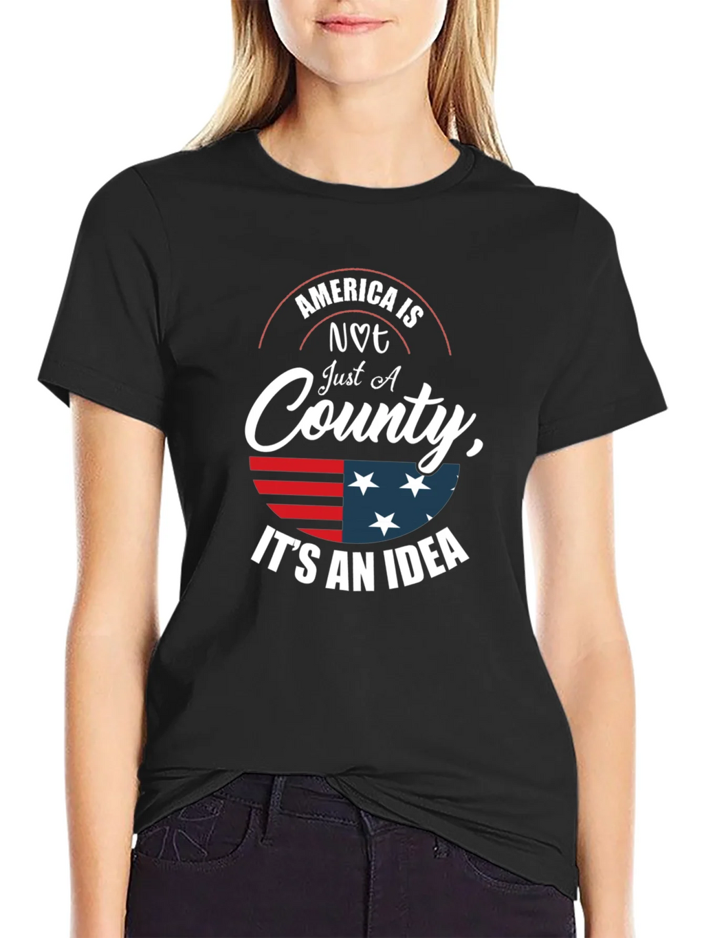 America is Not Just a Country Graphic T-Shirt product image 2