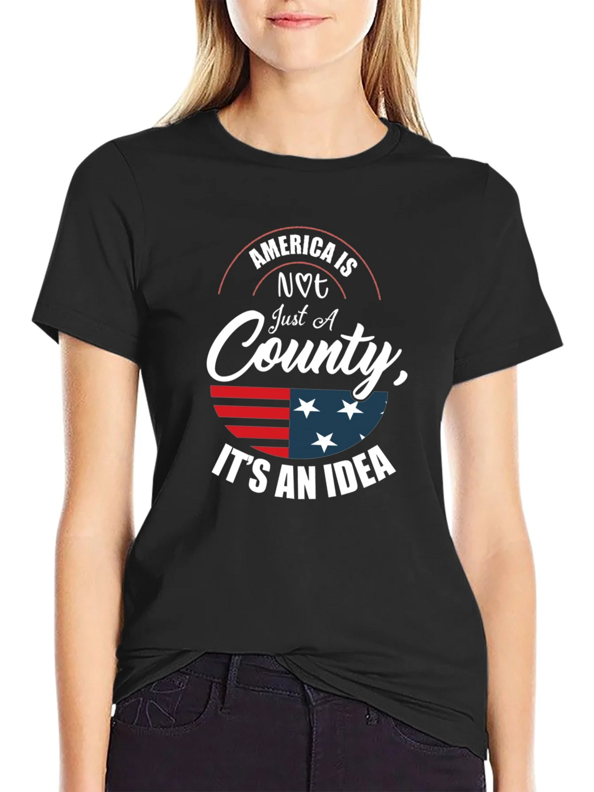 America is Not Just a Country Graphic T-Shirt product image 2