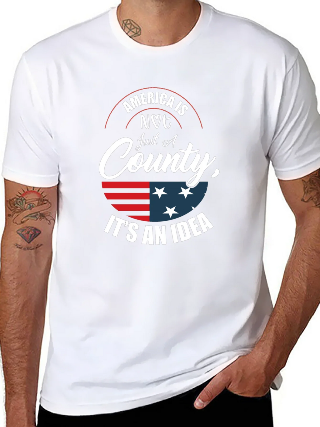 America is Not Just a Country Graphic T-Shirt product image 6