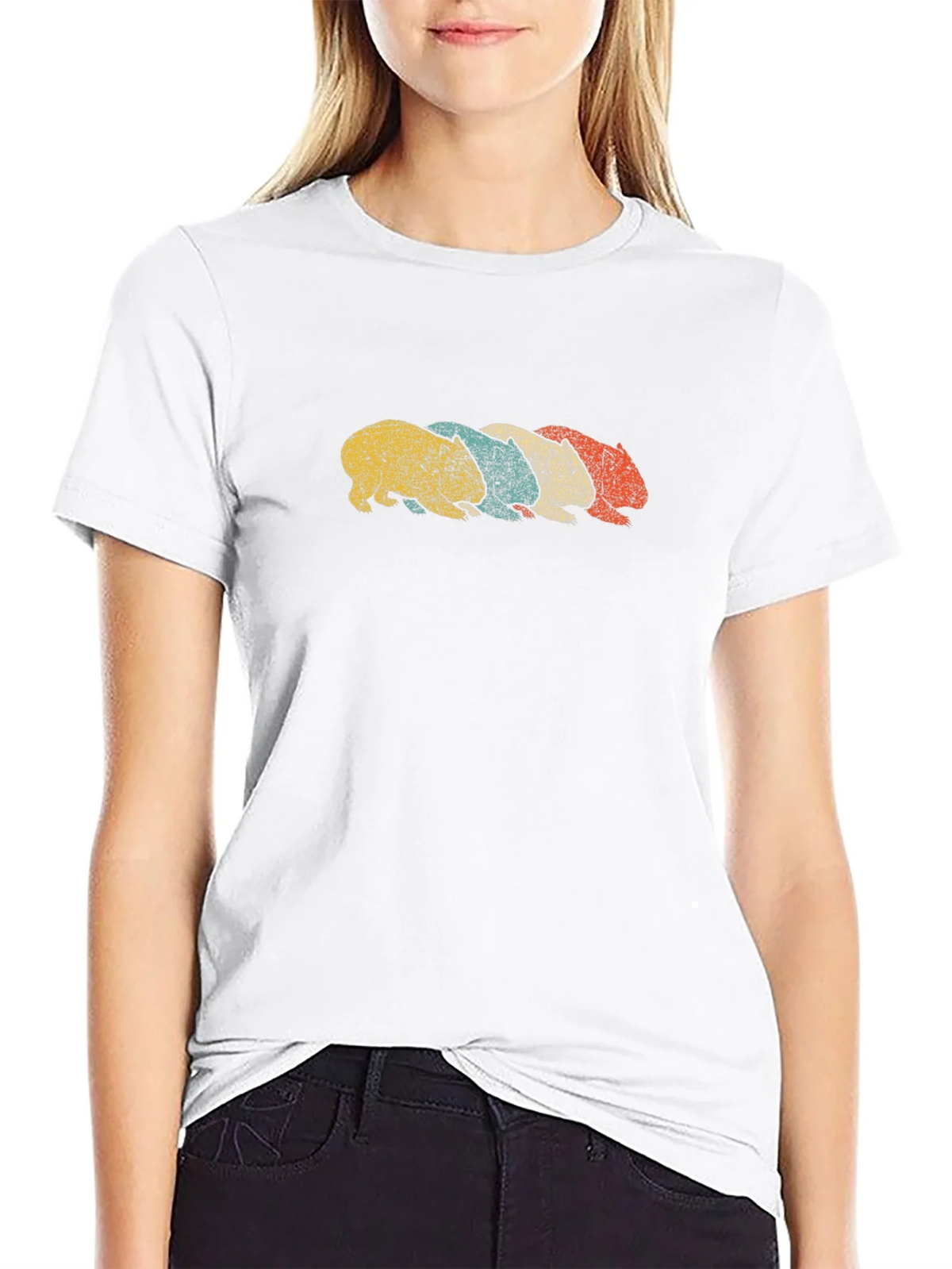 Retro Wombat T-Shirt - Vintage Style Animal Tee product image 8