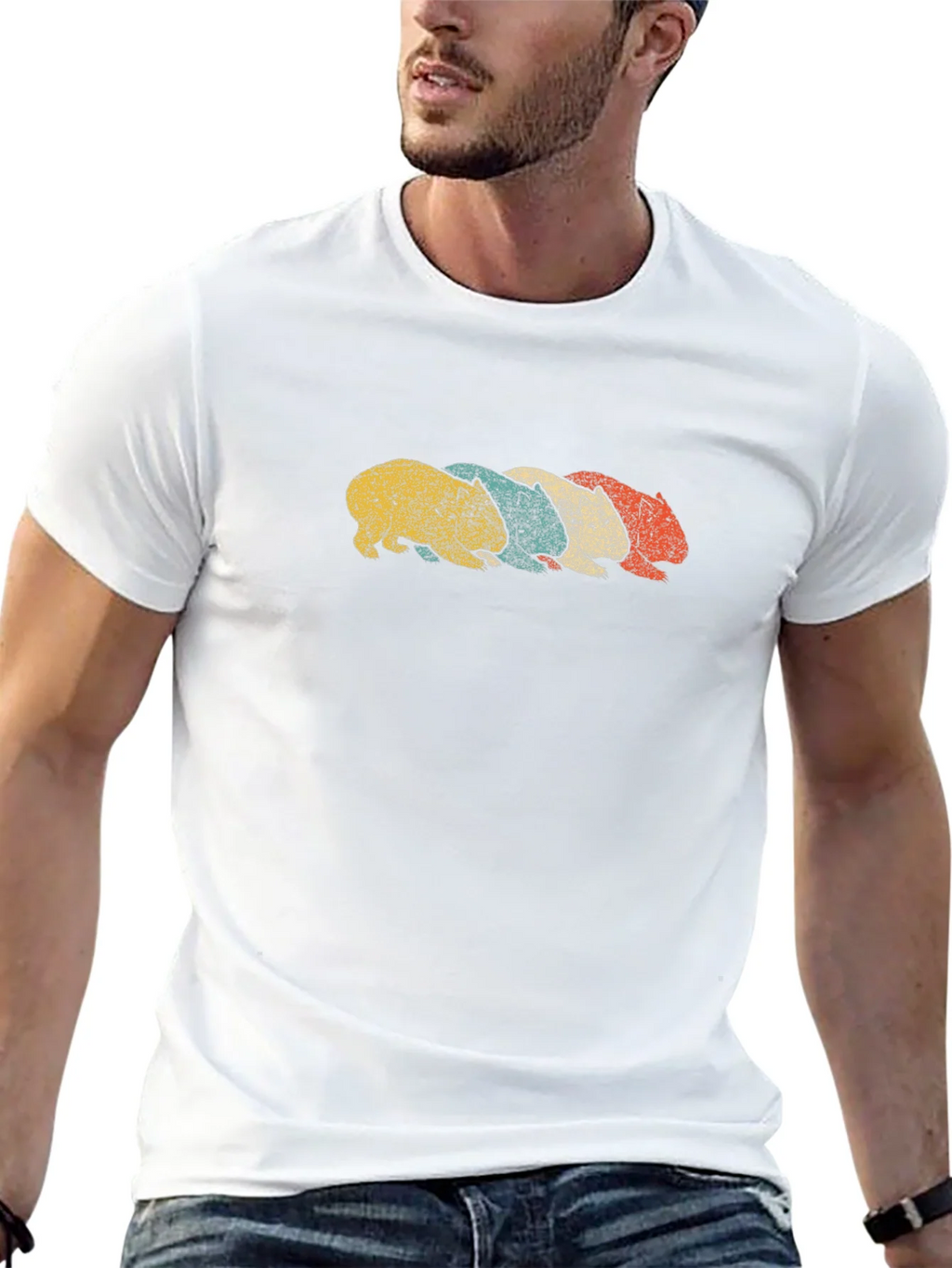 Retro Wombat T-Shirt - Vintage Style Animal Tee product image 12