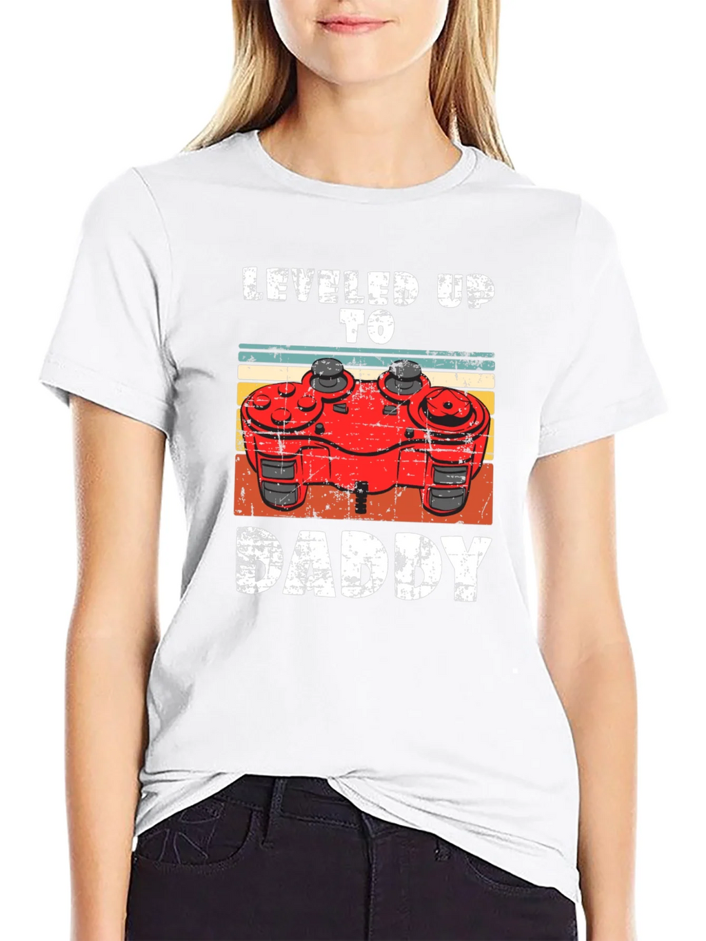 Leveled Up To Daddy Gamer T-Shirt product image 6