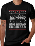 Senior Software Engineer Ugly Christmas Sweater T-Shirt product image 1
