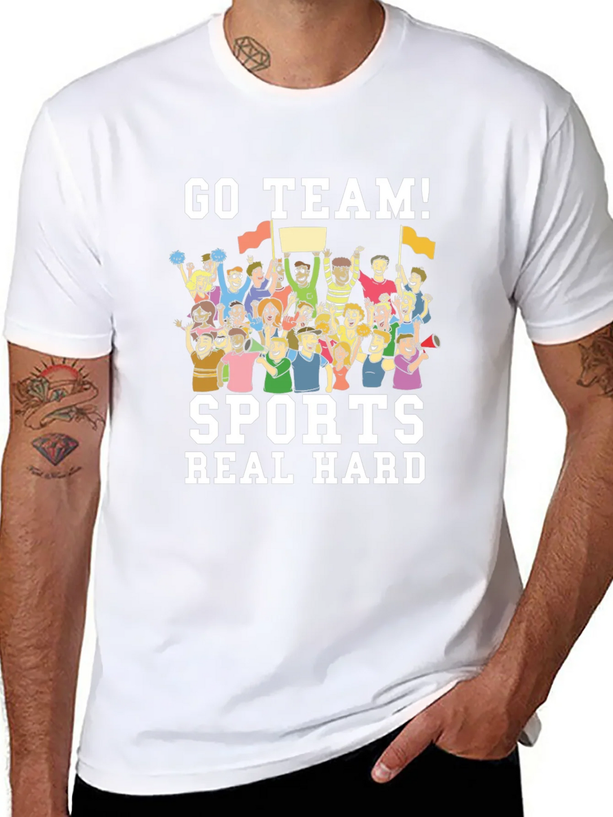 Go Team Sports Fan T-Shirt product image 7