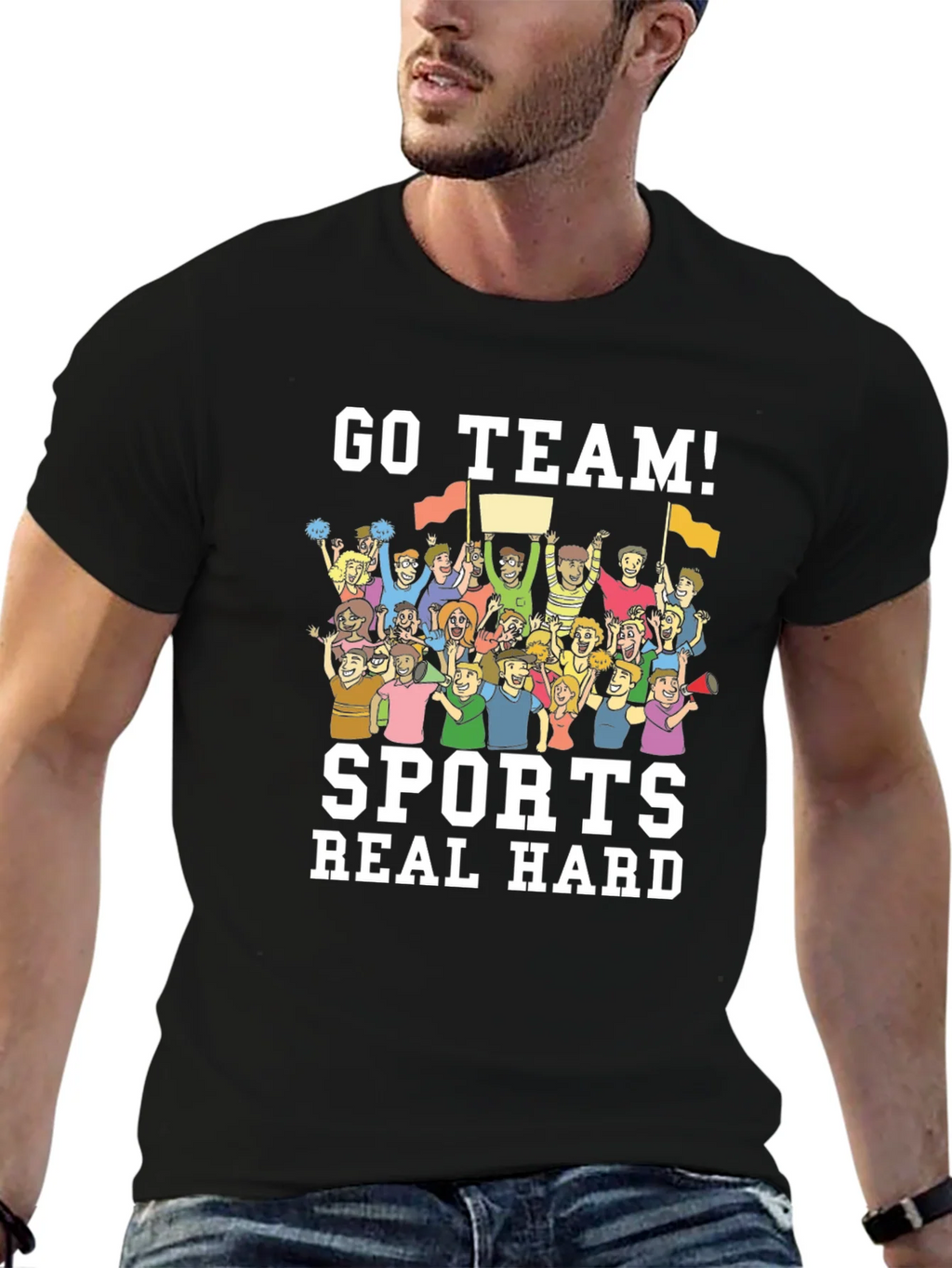 Go Team Sports Fan T-Shirt product image 6