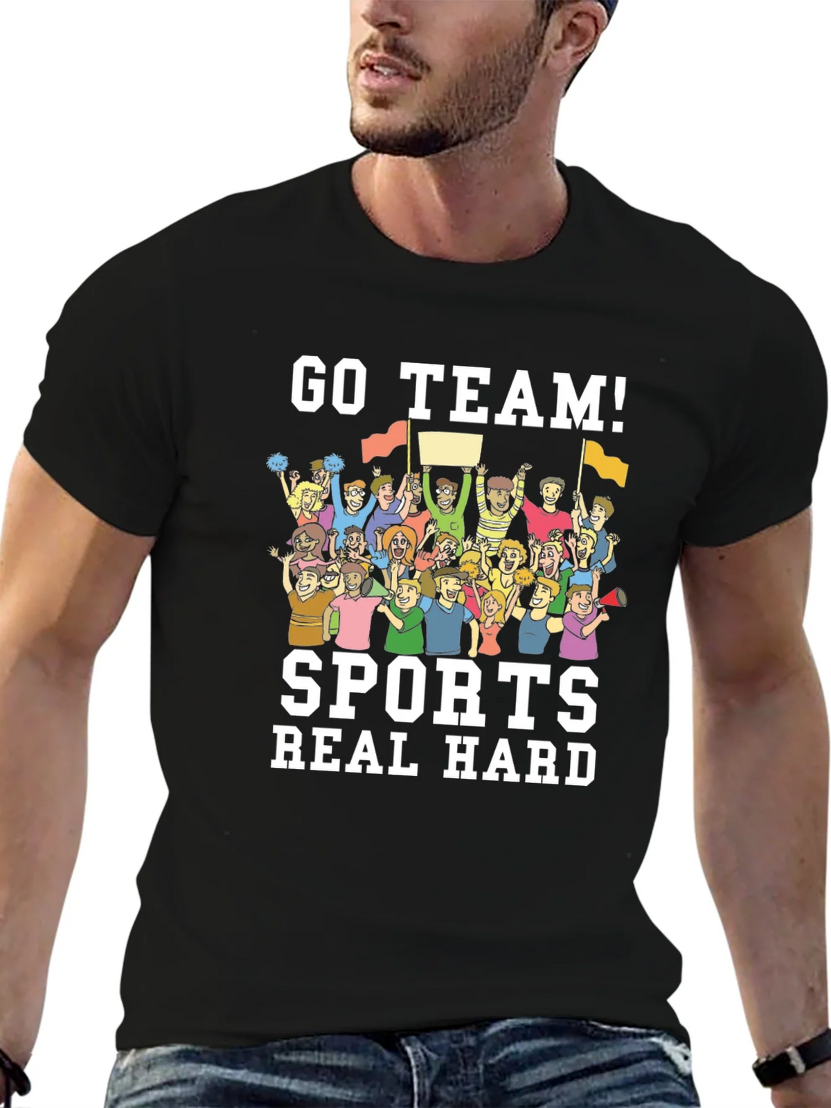 Go Team Sports Fan T-Shirt product image 6