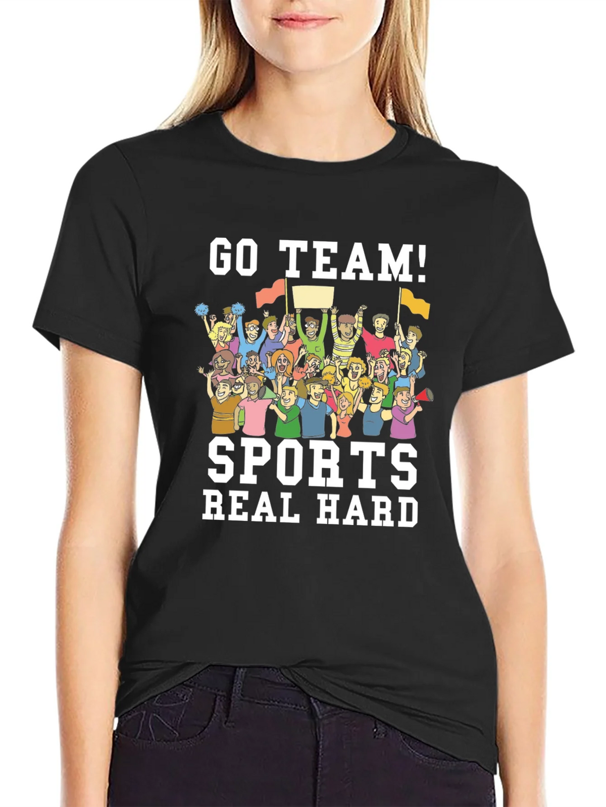 Go Team Sports Fan T-Shirt product image 2