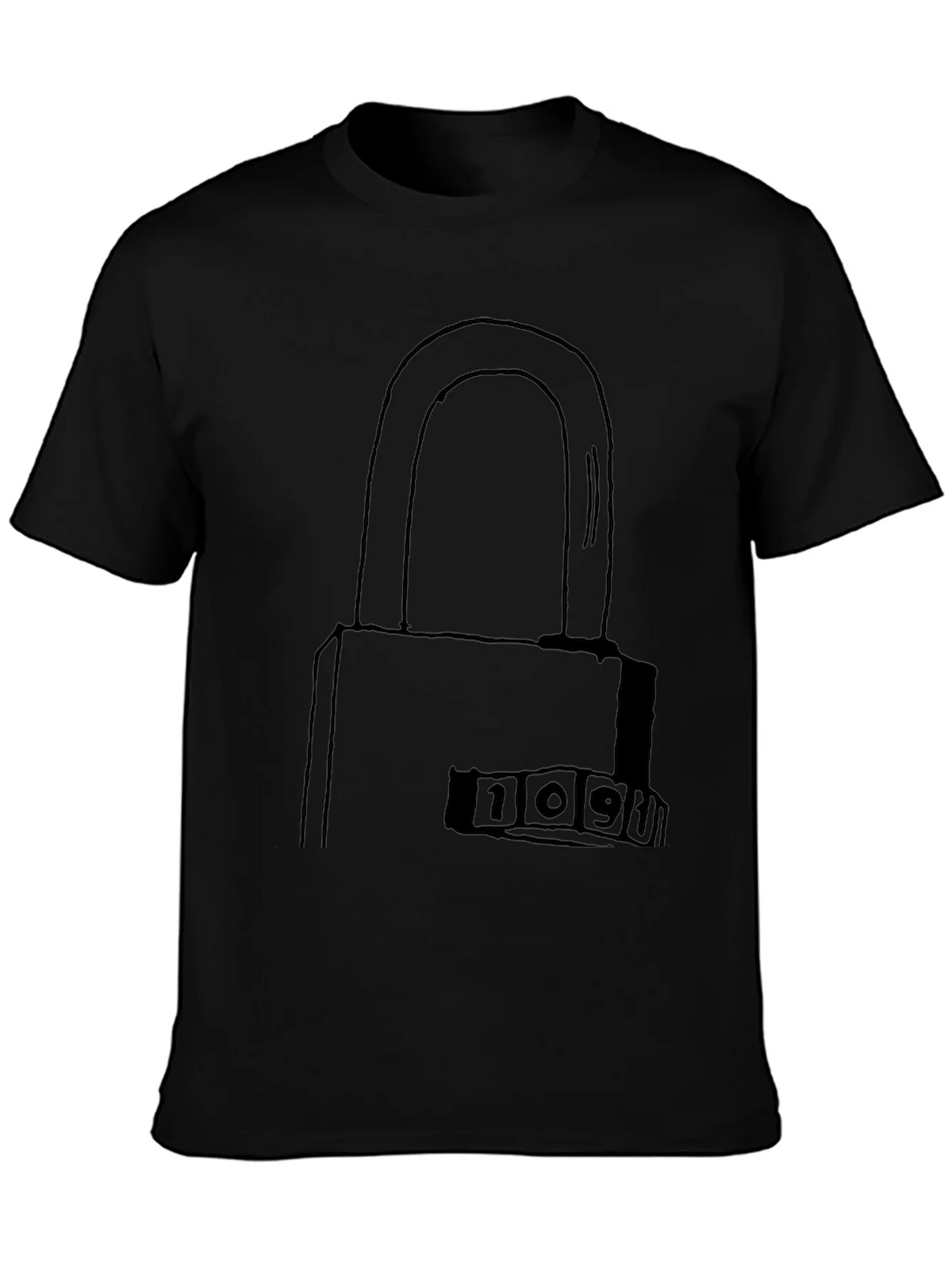 Secret Code Lock Graphic T-Shirt product image 3