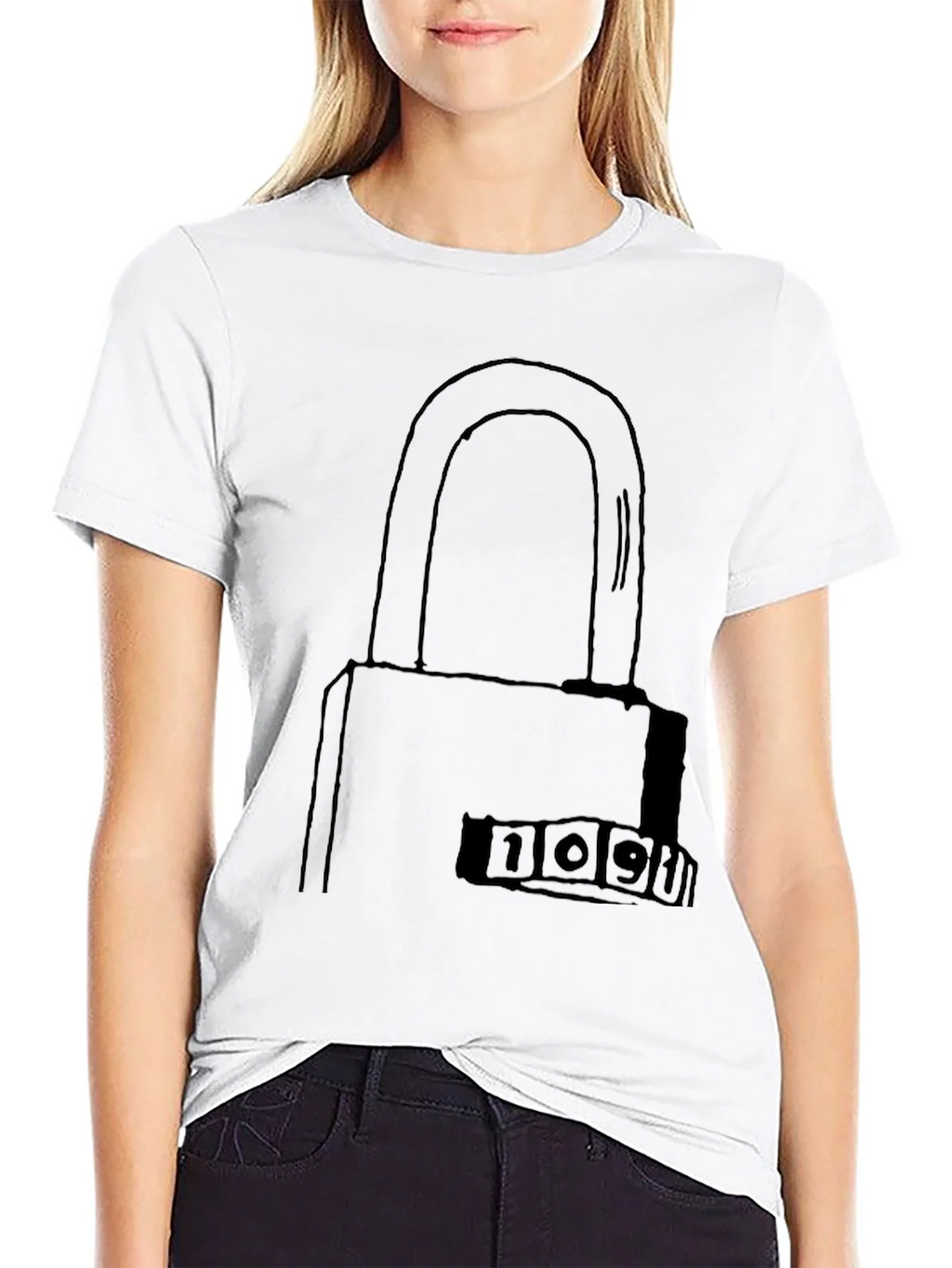 Secret Code Lock Graphic T-Shirt product image 8