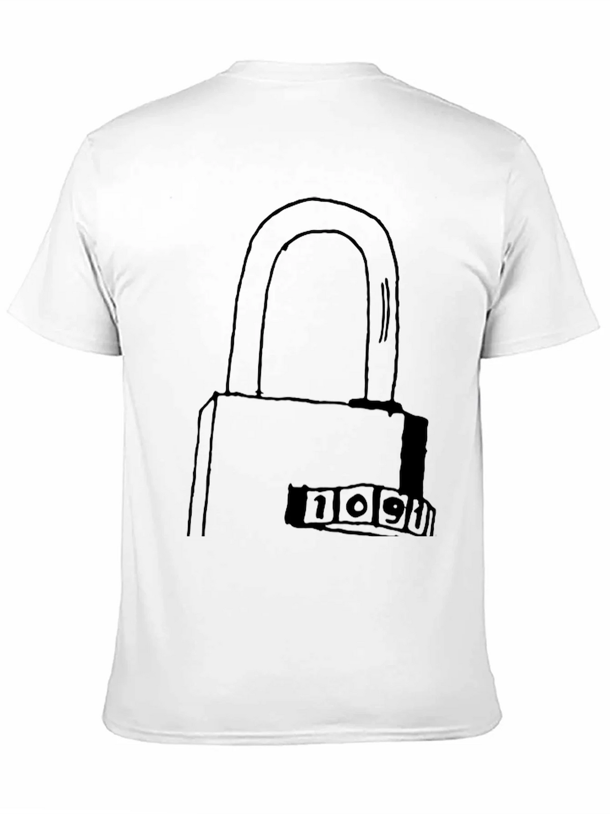Secret Code Lock Graphic T-Shirt product image 10