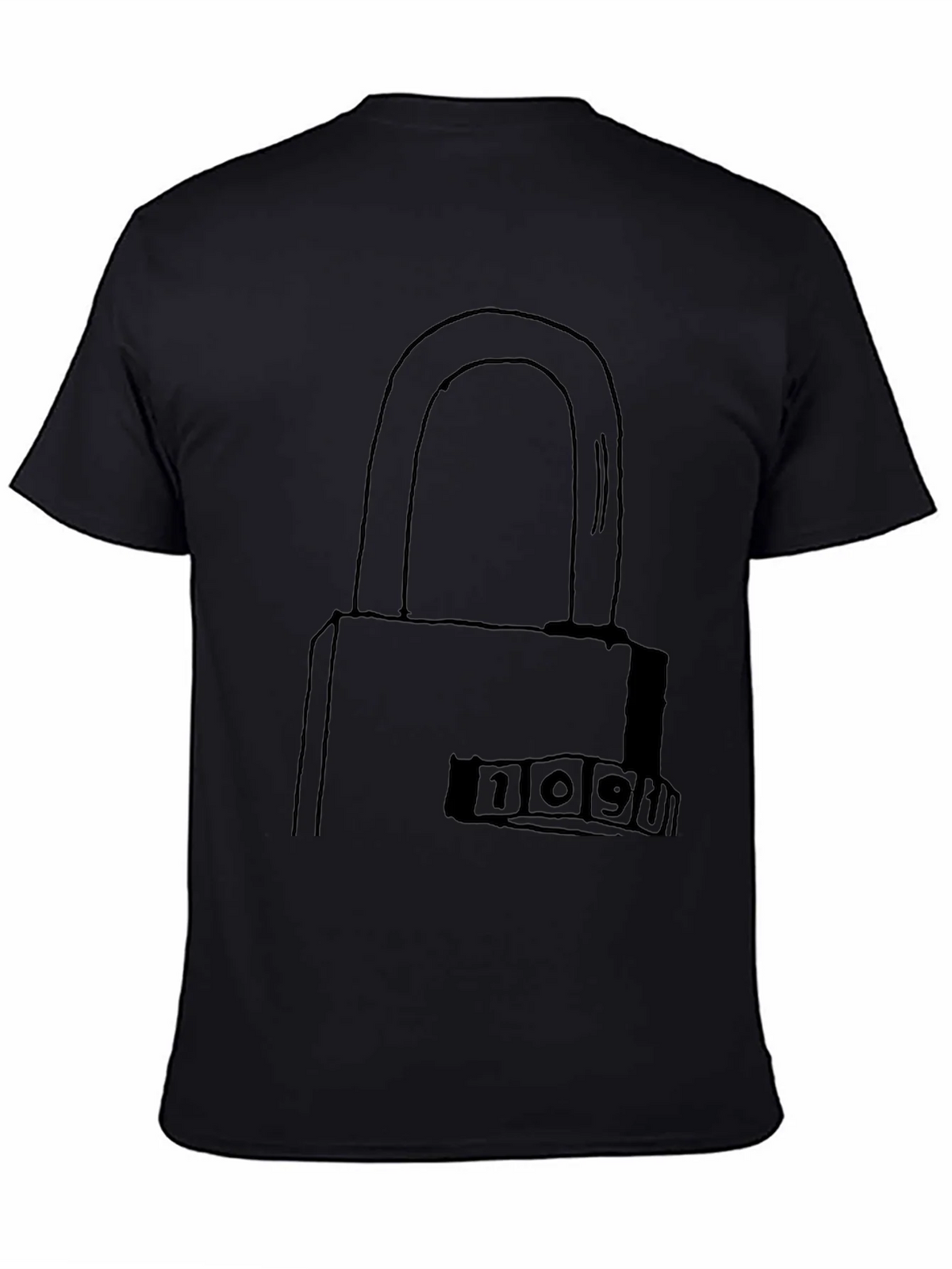 Secret Code Lock Graphic T-Shirt product image 4