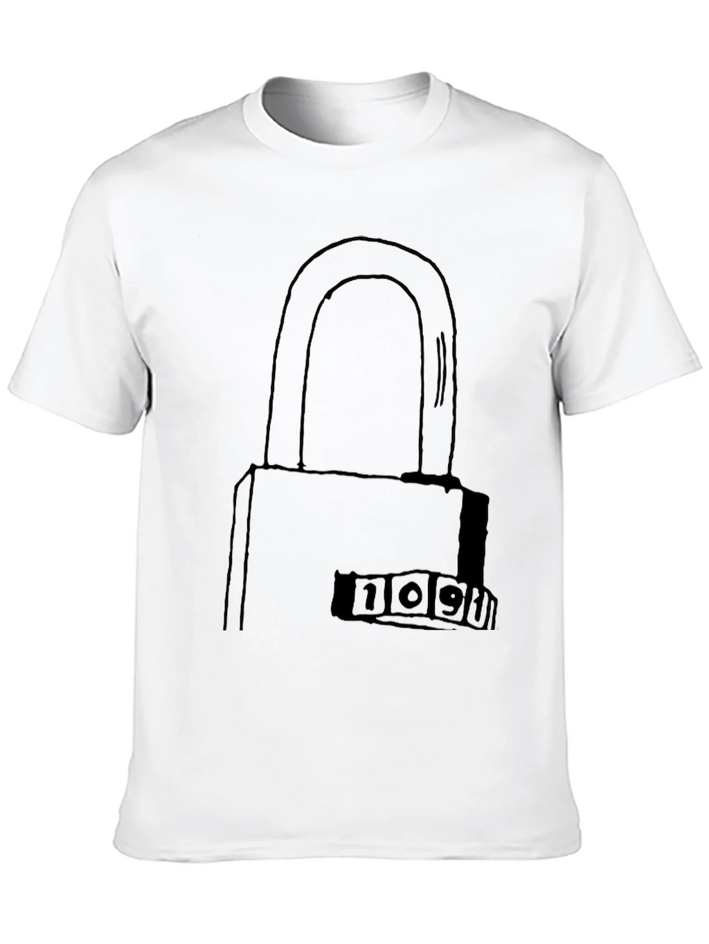 Secret Code Lock Graphic T-Shirt product image 9