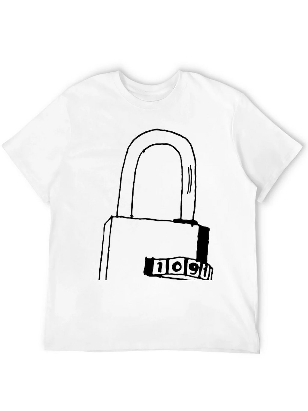 Secret Code Lock Graphic T-Shirt product image 11