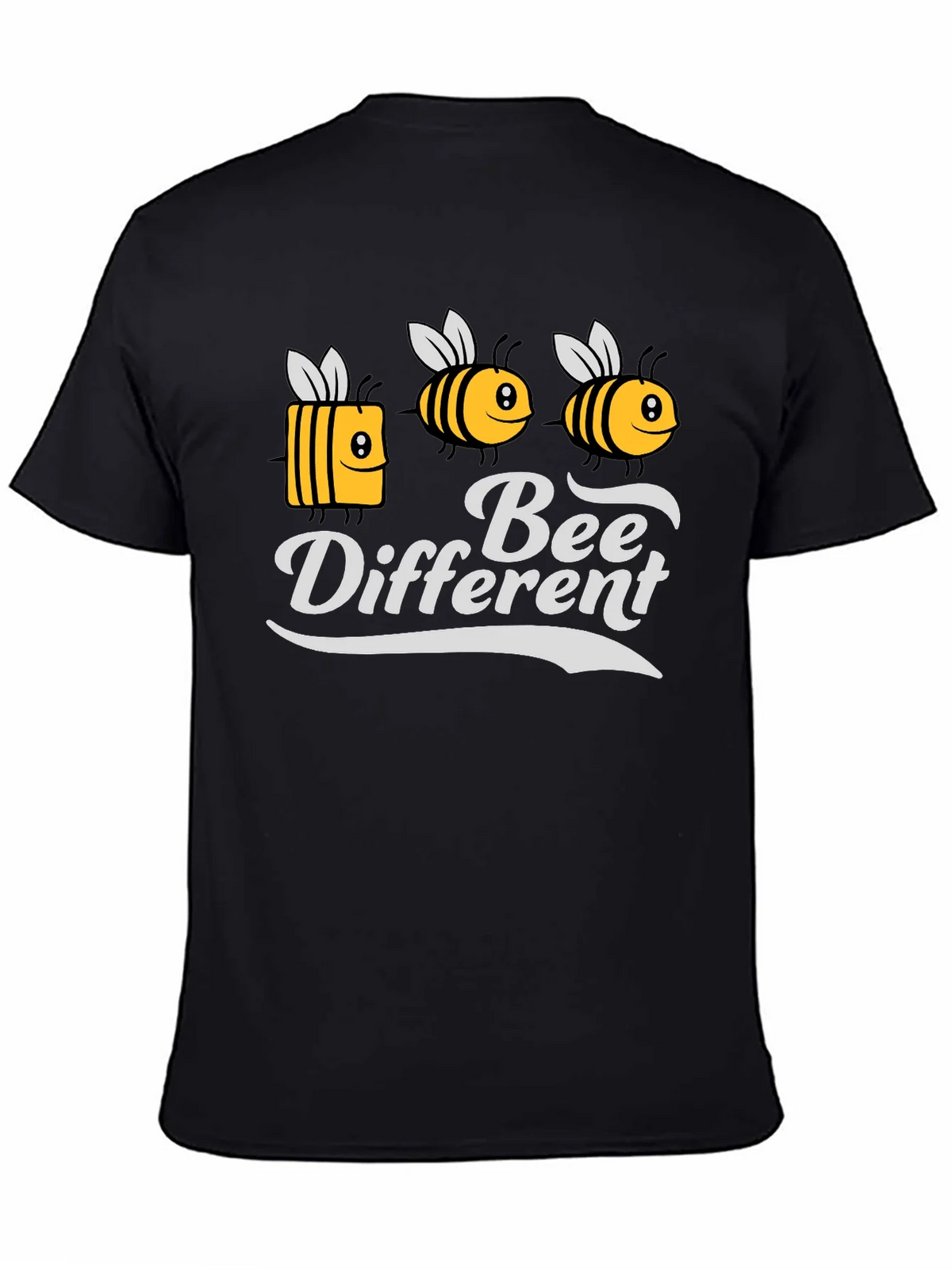 Bee Different Graphic Tee - Black T-Shirt product image 4