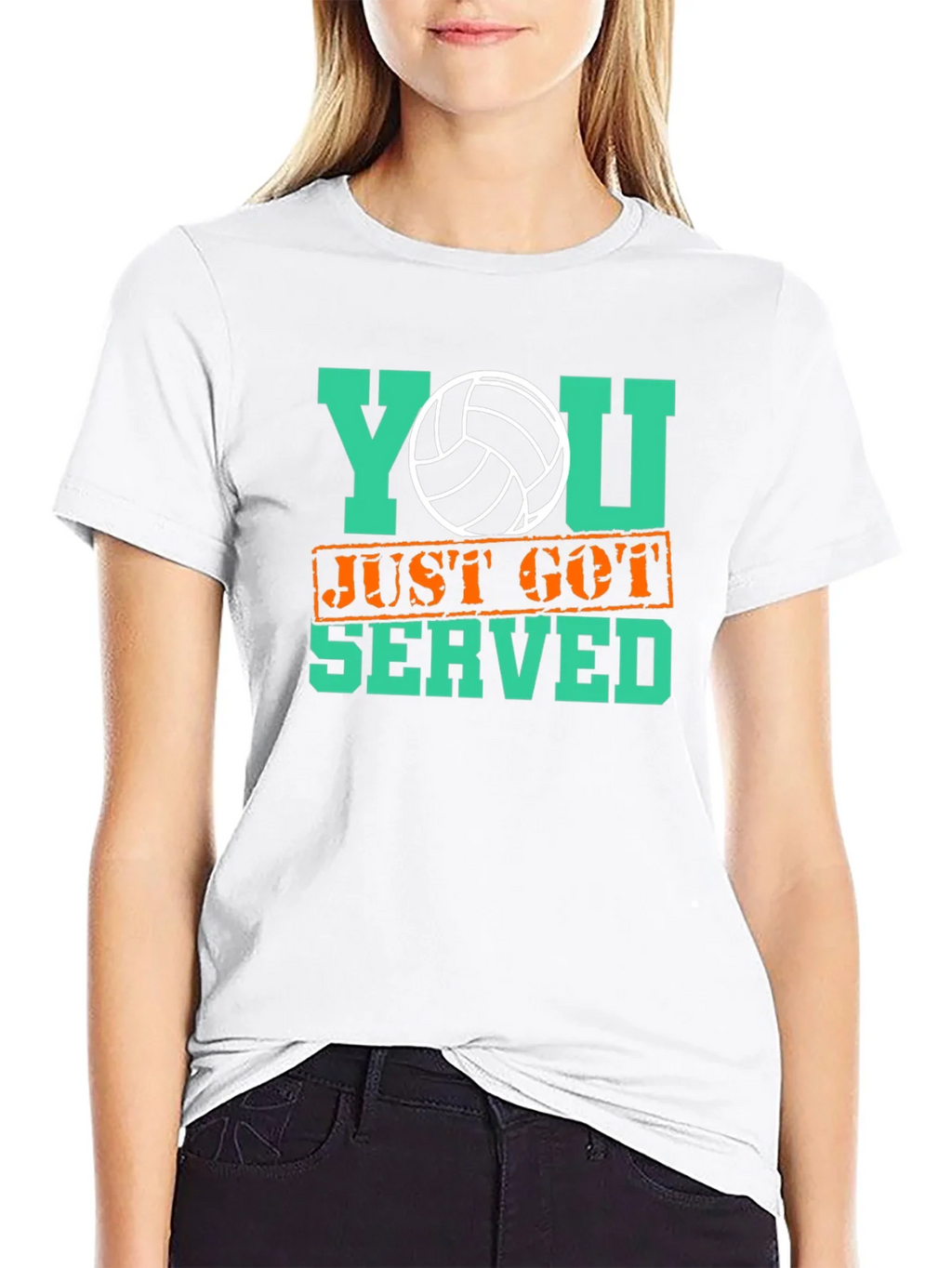 Volleyball Served Graphic Tee product image 8