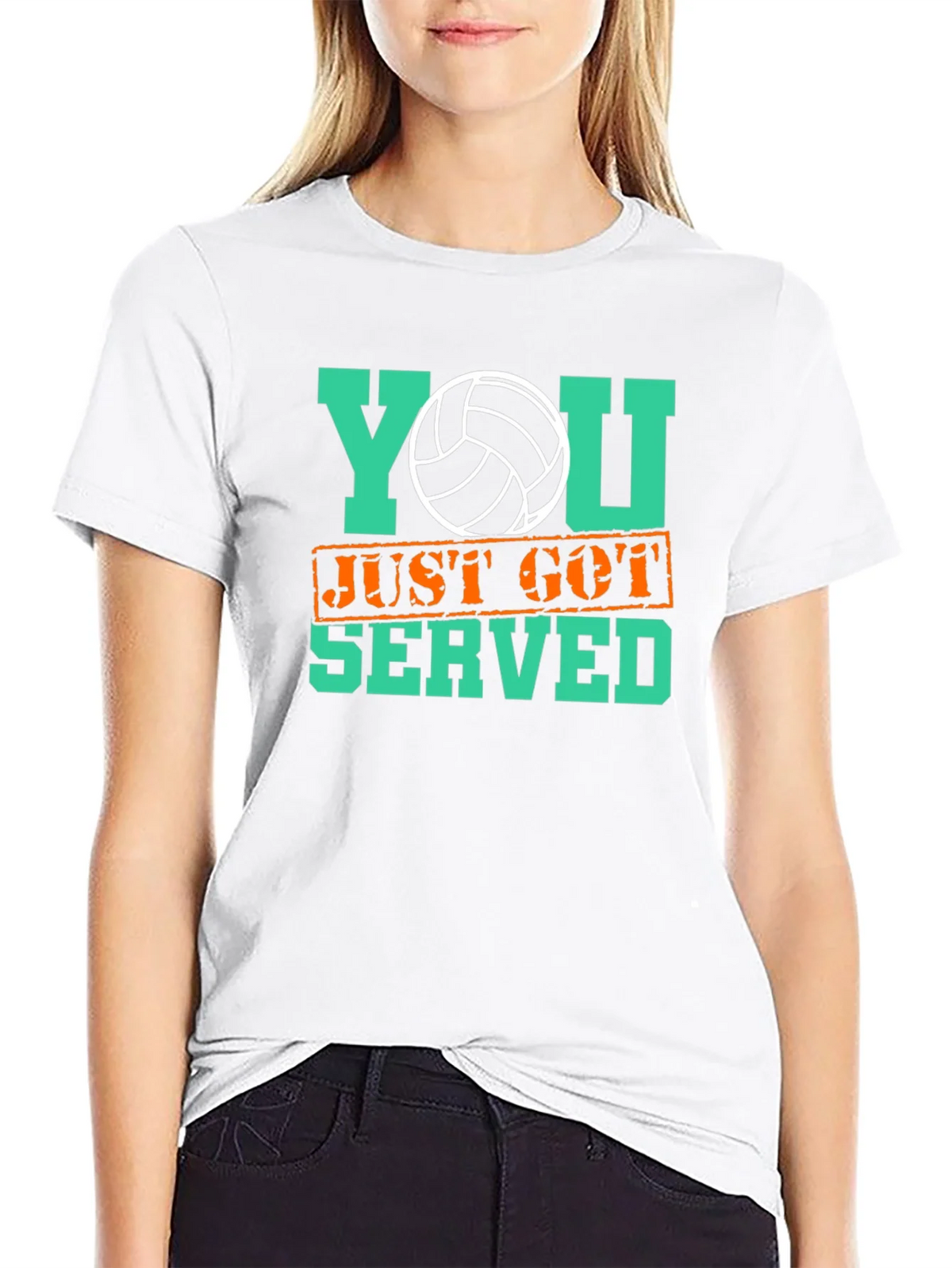 Volleyball Served Graphic Tee product image 8