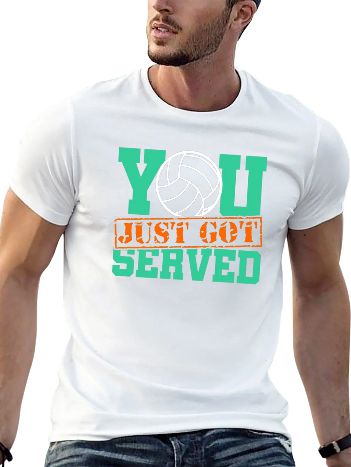 Volleyball Served Graphic Tee product image 12