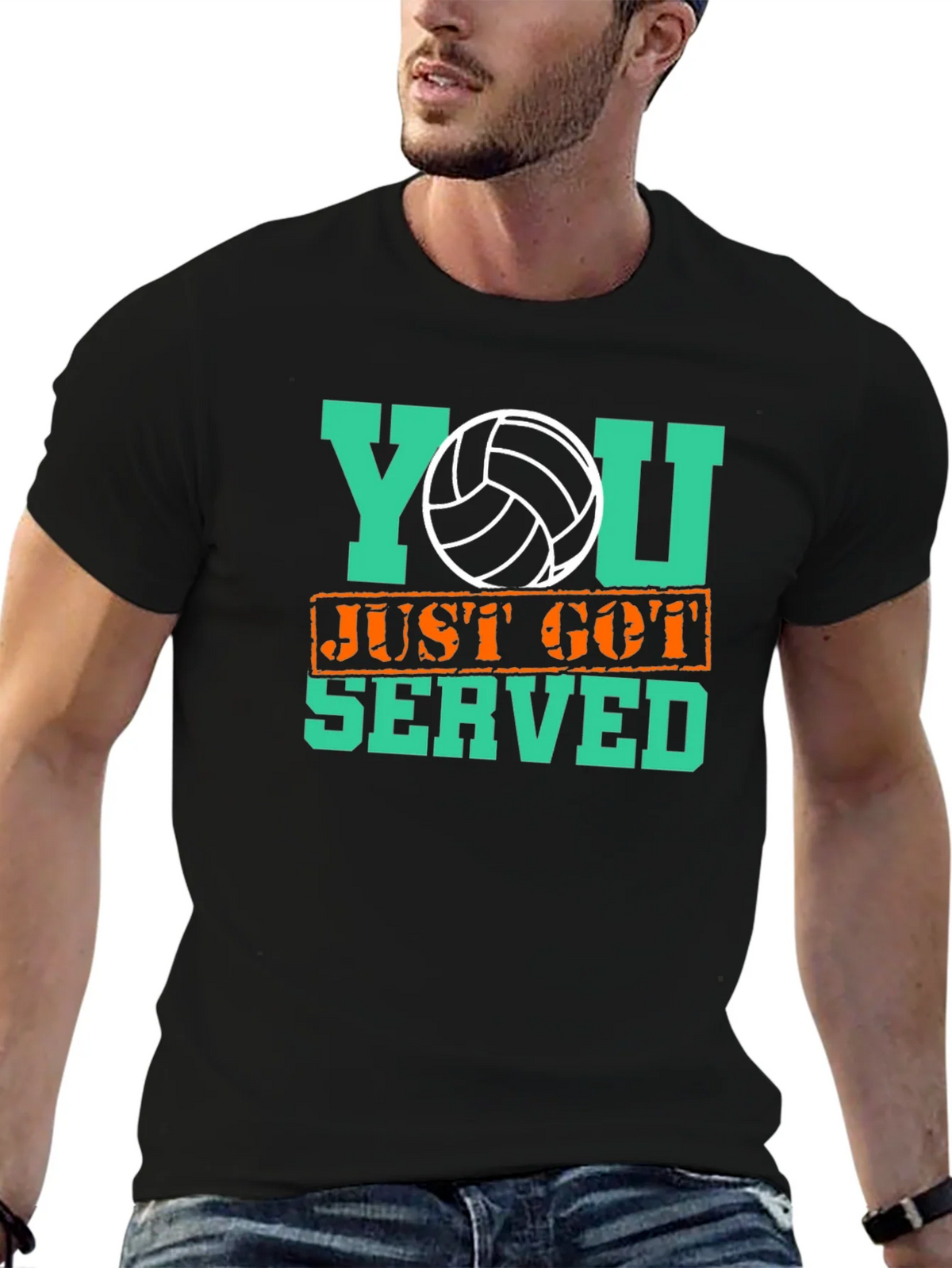 Volleyball Served Graphic Tee product image 6