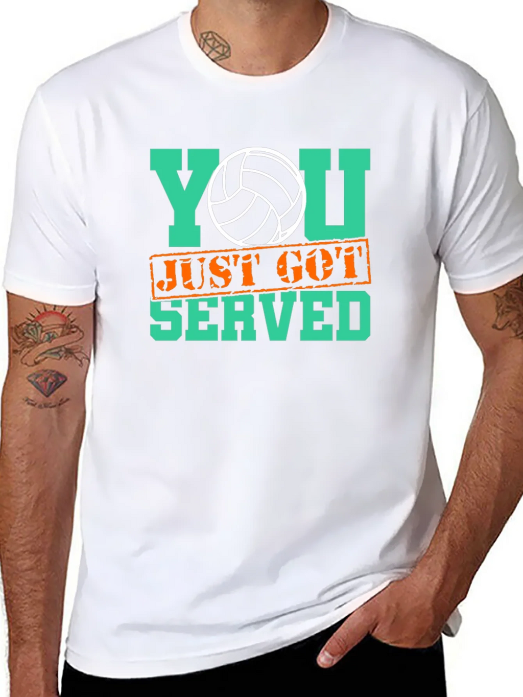 Volleyball Served Graphic Tee product image 7