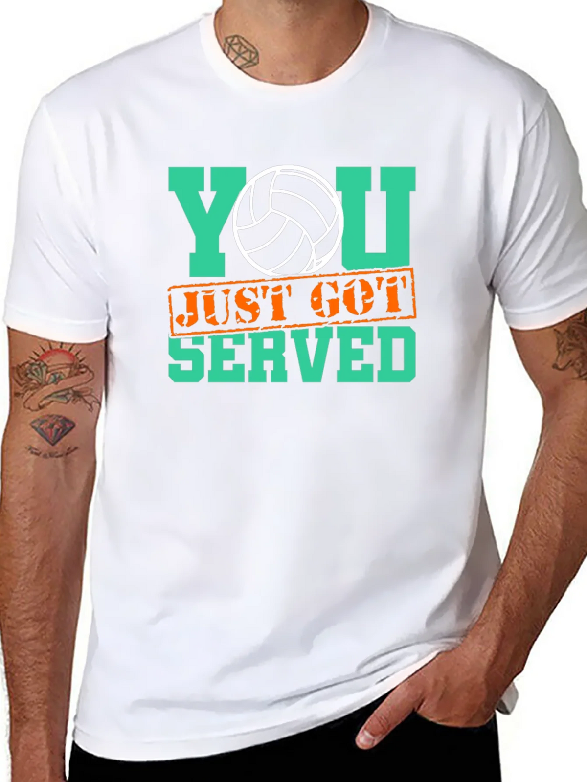 Volleyball Served Graphic Tee product image 7