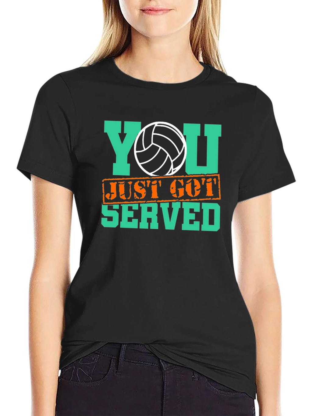 Volleyball Served Graphic Tee product image 2