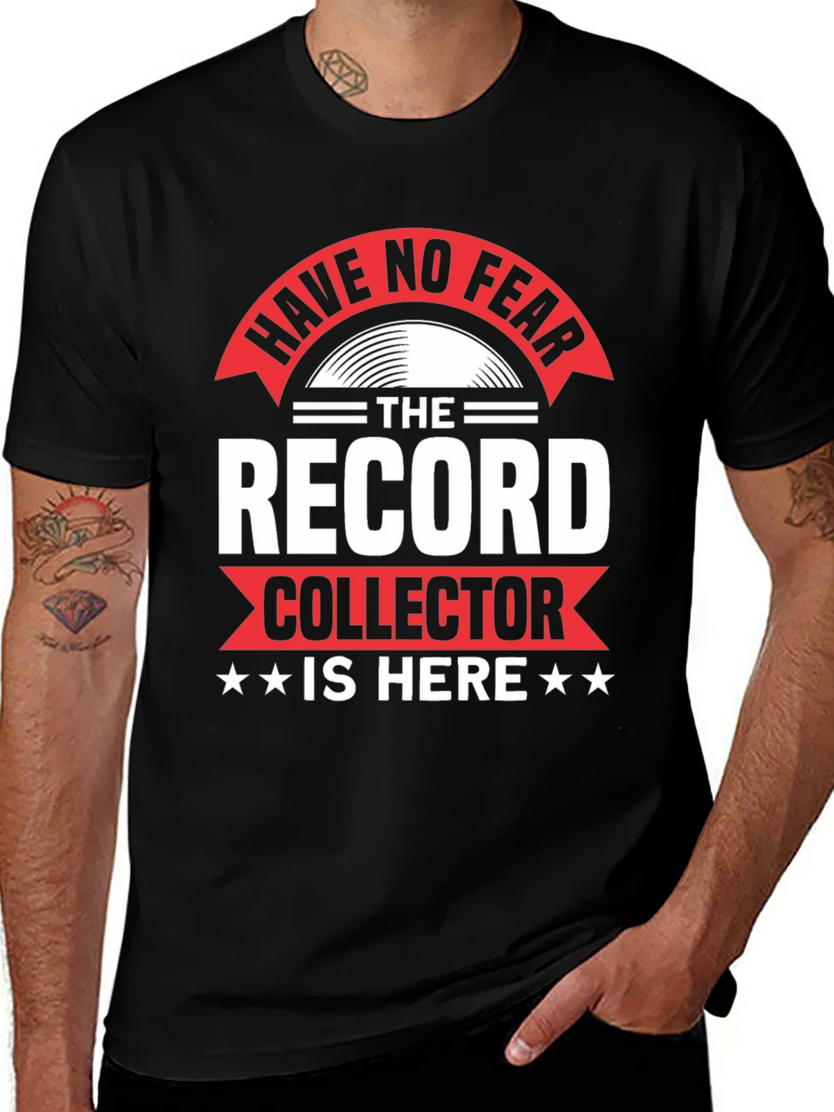 Have No Fear Record Collector Graphic T-Shirt product image 1