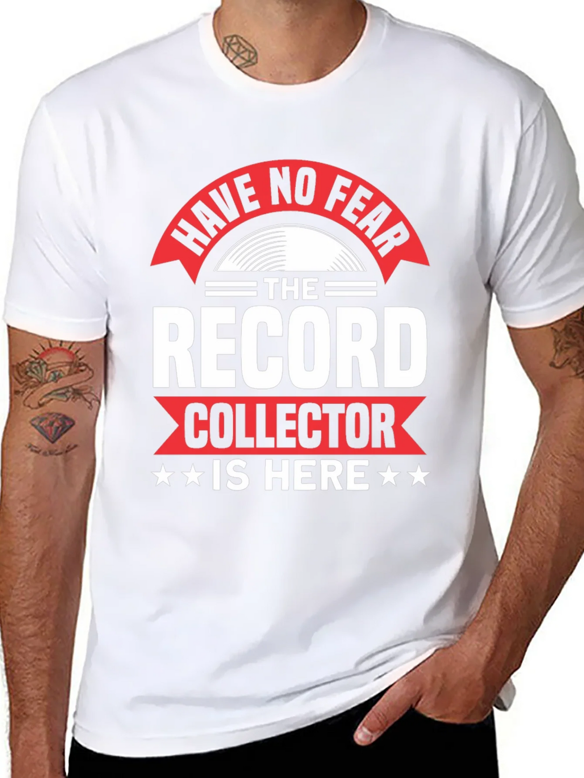 Have No Fear Record Collector Graphic T-Shirt product image 7