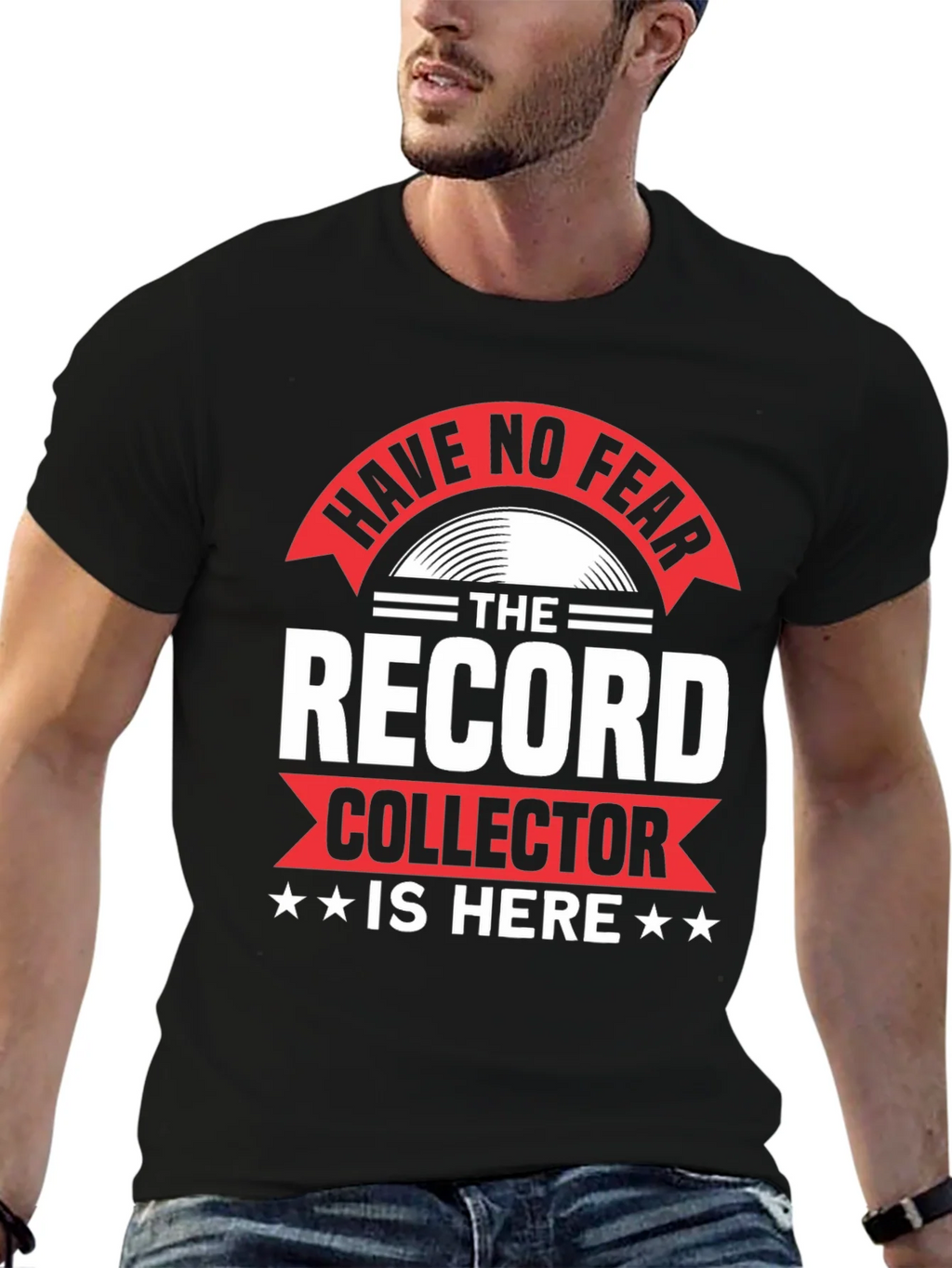 Have No Fear Record Collector Graphic T-Shirt product image 6